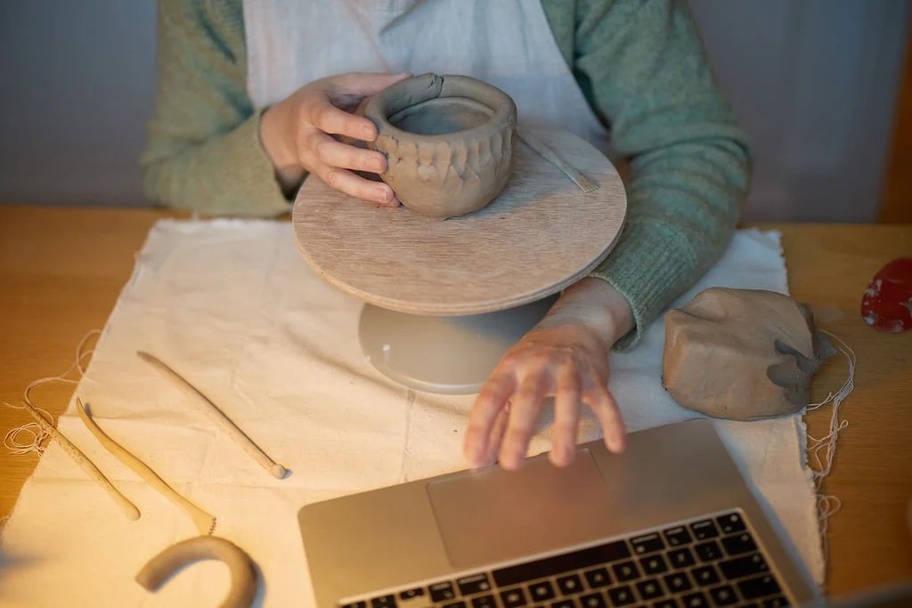 Laptop open, clay in hand&hellip; something&rsquo;s launching on Monday 29th December.⁠ 👀⁠
⁠
We&rsquo;re so excited to be working on something brand new for 2026 - and this little setup might just be a clue 👆⁠
⁠
We&rsquo;re not spilling all the sec