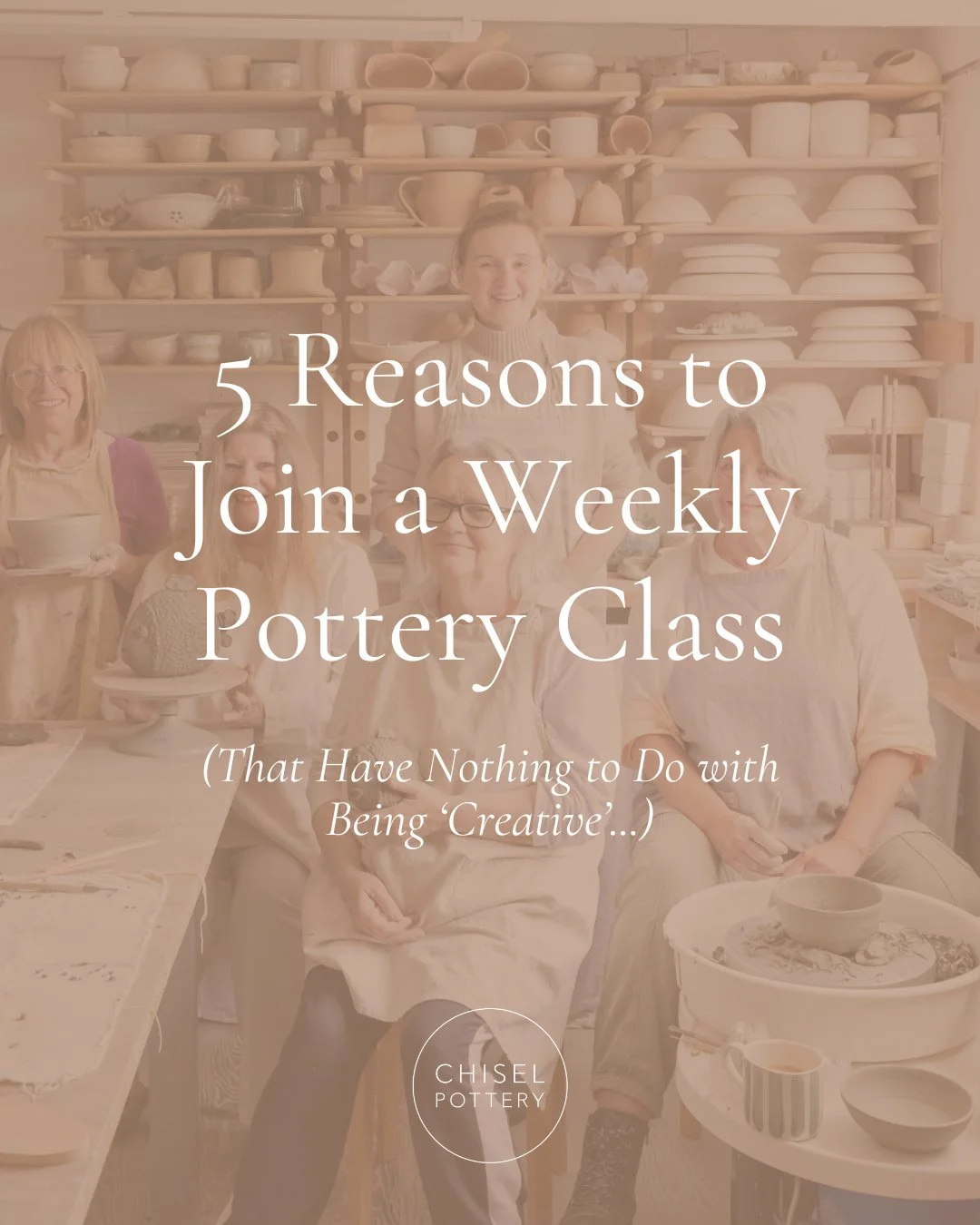 Think you need to be artistic to join a pottery class? Think again 👀💭⁠
⁠
Our weekly pottery sessions aren&rsquo;t just for the &ldquo;creative types&rdquo; - they&rsquo;re for anyone craving time to unwind, connect, and learn something new (while p