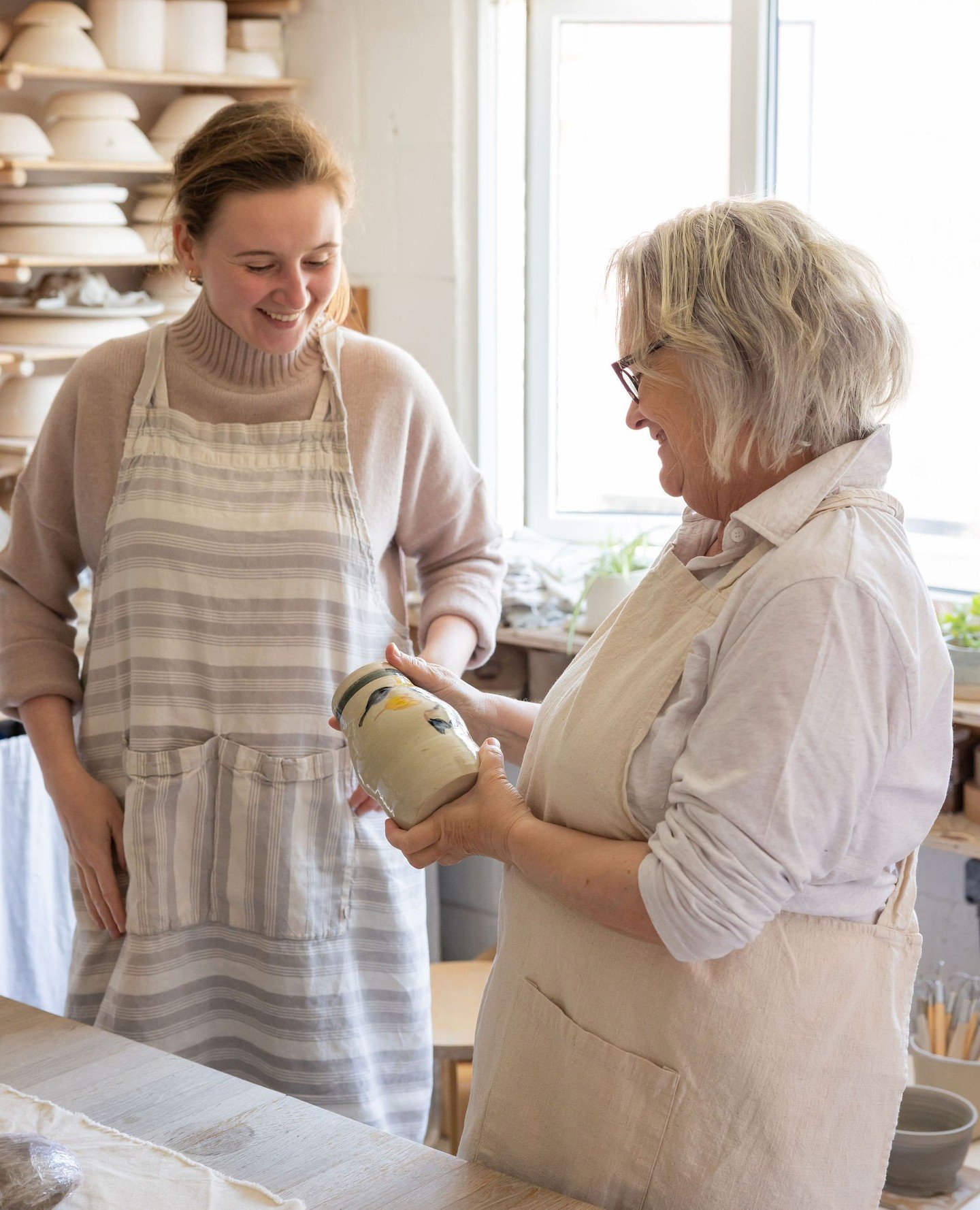 One of the things our customers tell us they love most?⁠
⁠
✨ You don&rsquo;t just &ldquo;have a go&rdquo; - you leave with something you&rsquo;re genuinely proud of. ✨⁠
⁠
We&rsquo;re big believers that pottery should feel achievable. Whether it&rsquo