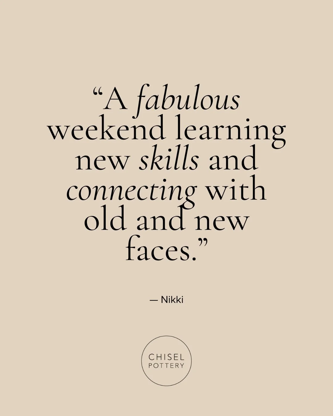 Weekends like this are what pottery is all about 💛⁠
⁠
Our 2-Day Throwing Weekends aren&rsquo;t just about learning how to throw on the wheel - they&rsquo;re about slowing down, spending time immersed in clay, and sharing the experience with others w