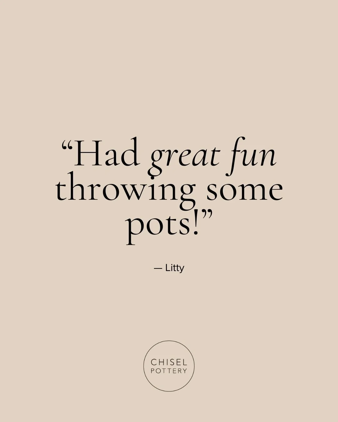 &ldquo;Had great fun throwing some pots! Kinga is a wonderful instructor - very patient, knowledgeable and informative. The studio is clean and well equipped and has a very cosy, homely feel.&rdquo; ✨⁠
⁠
This is exactly what we aim for - a relaxed, w