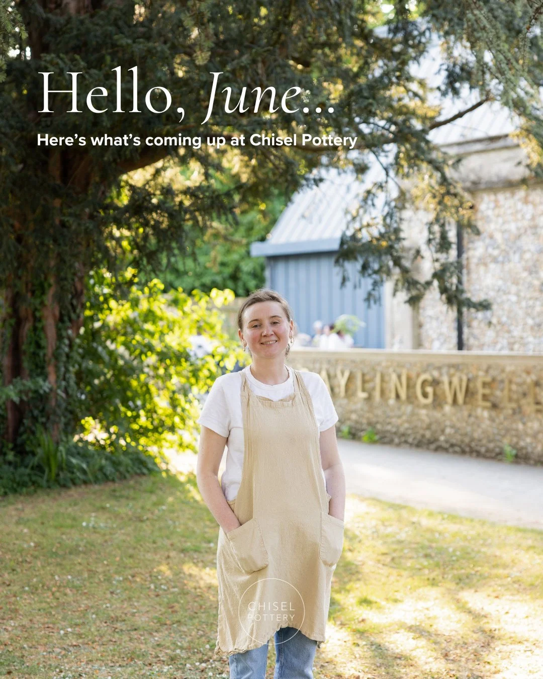 Hello June ☀️🌿⁠
⁠
Summer is slowly arriving at Chisel Pottery&hellip; and we&rsquo;ve got a lovely few months ahead!⁠
⁠
Think:⁠
🌼 pottery in the sunshine⁠
☕ slower studio mornings⁠
👐 hands in clay⁠
🌿 workshops inspired by gardens, kitchens &amp; 