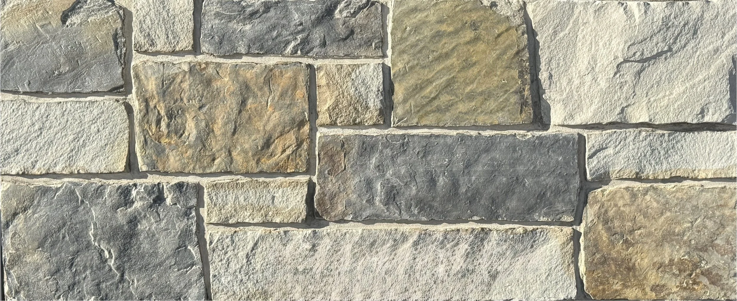 Rustic Grey Mix Squares/Recs