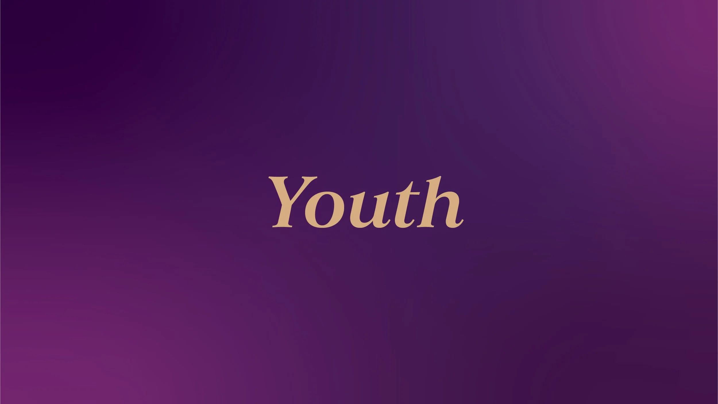 Youth (MS & HS) Morning Session
