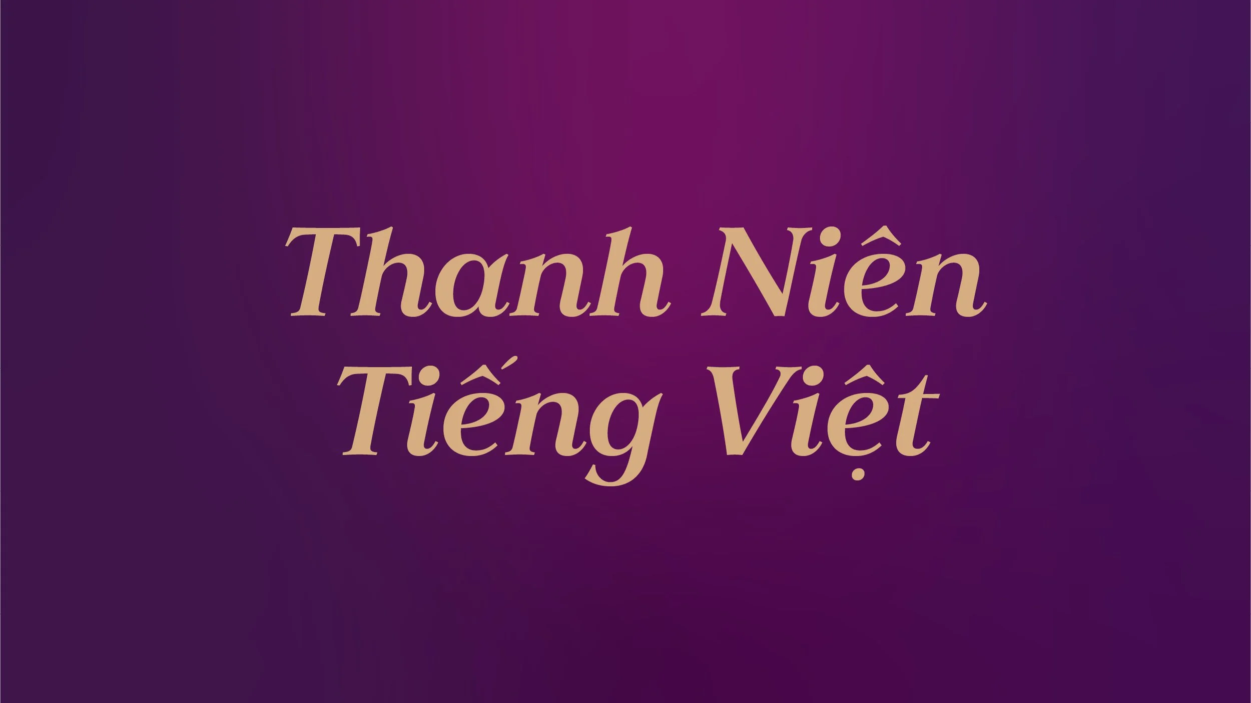 Thanh Nien Tieng Viet (TNTV) Breakout