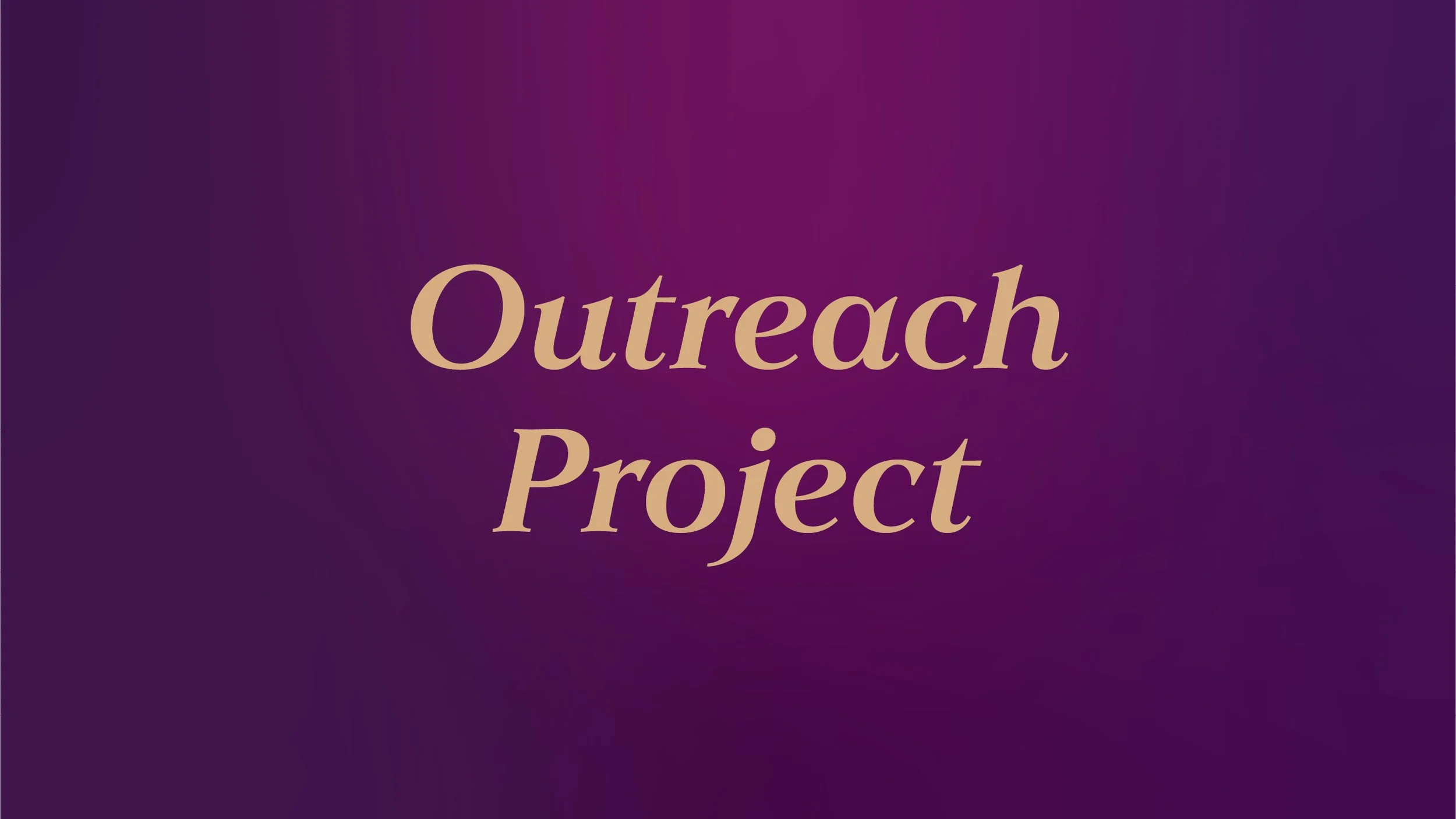 Outreach Project