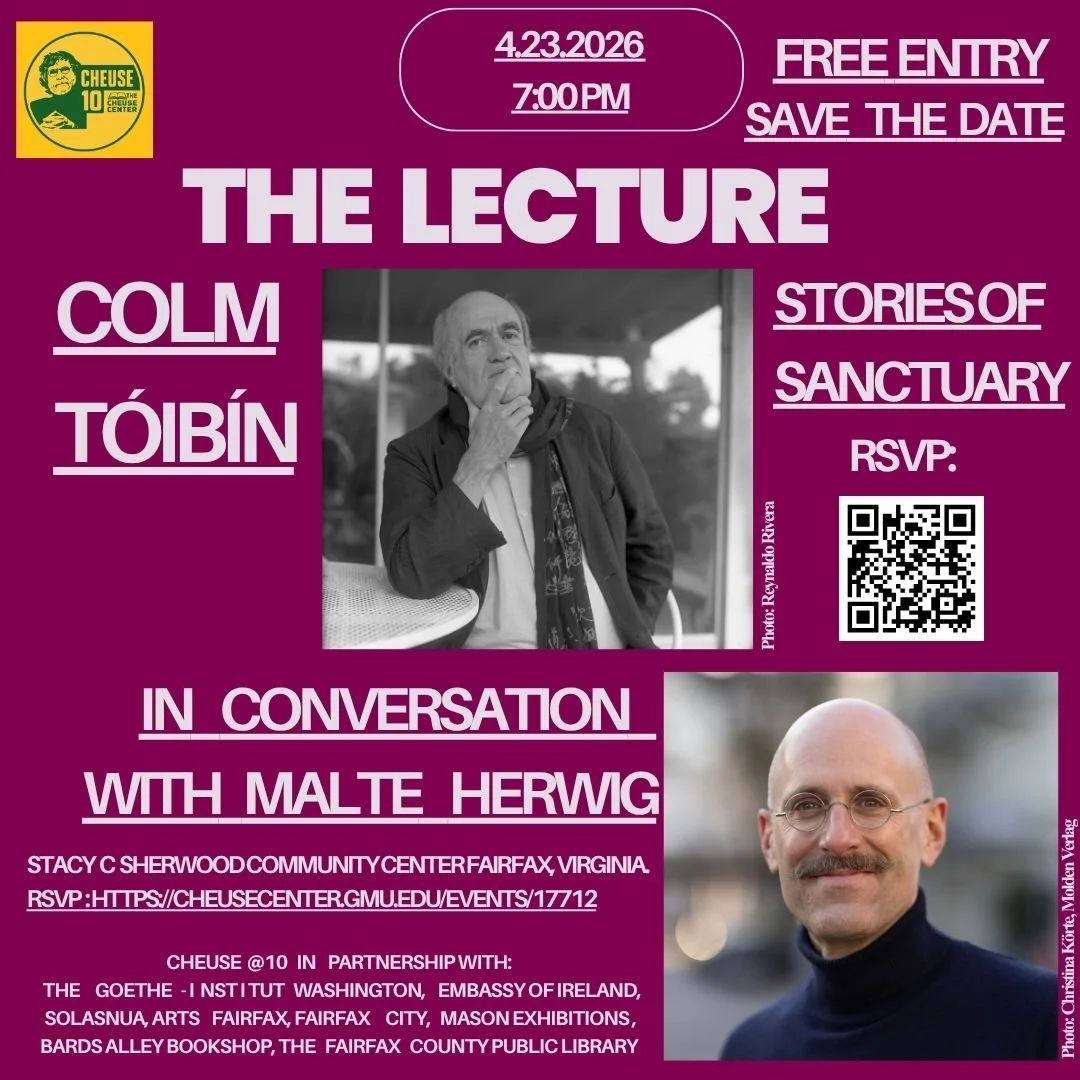 The Cheuse Lecture, Featuring Colm Tóibín 