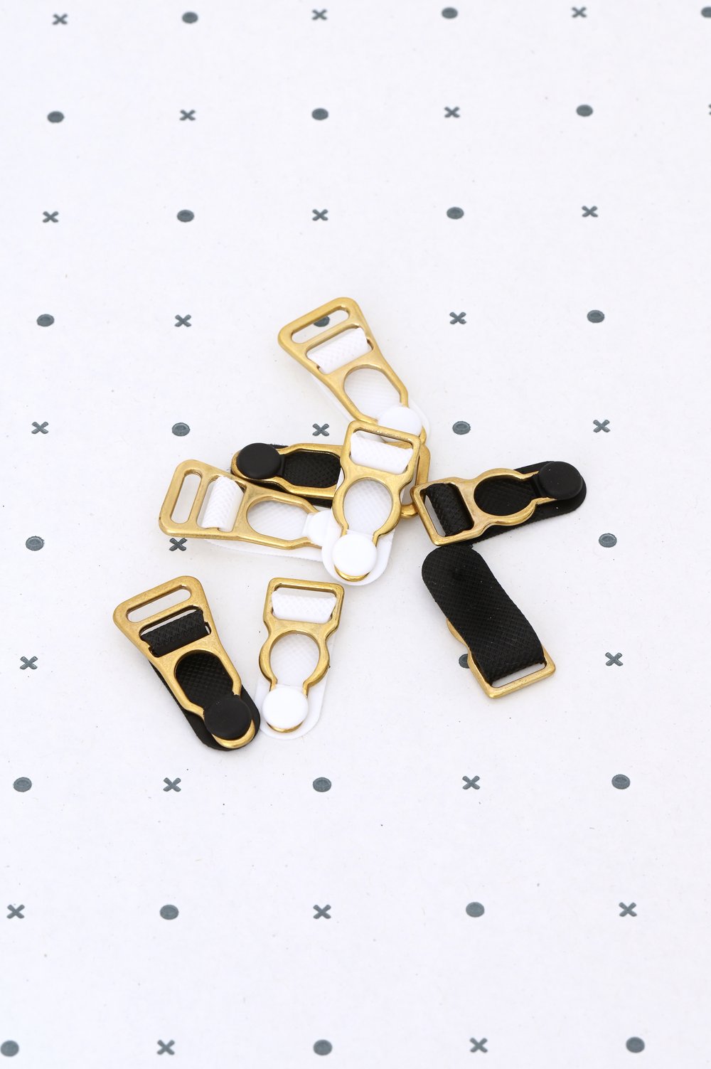 Suspender Clips - 10mm (3/8 Inch) or 12mm (1/2 Inch) — Contour Atelier