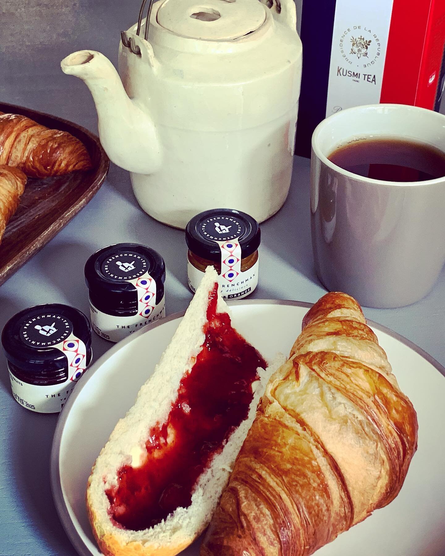 Today is Bastille Day, France&rsquo;s National Day.
What better way to celebrate and start the day with a croissant and our tasty national treasure, La Baguette, adorned with our flavoursome Red Fruits jam.
And what could be more appropriate to drink