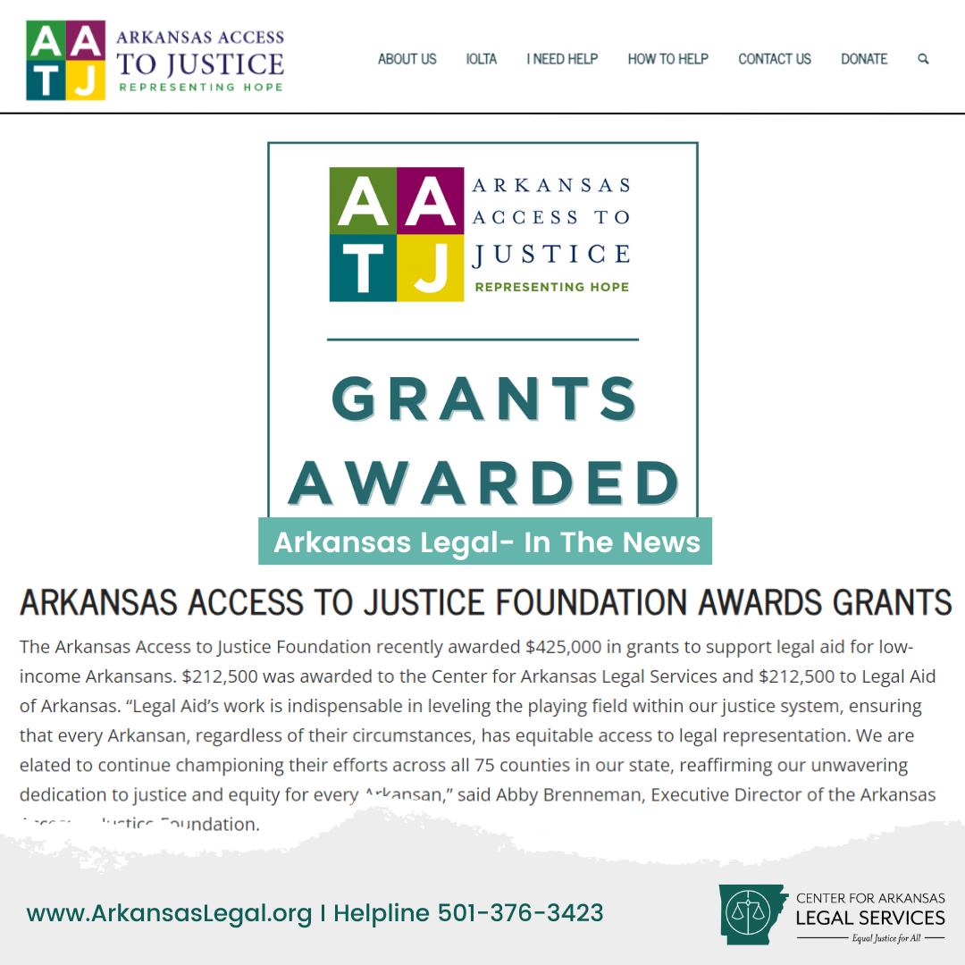 Arkansas Access to Justice Awards Grant