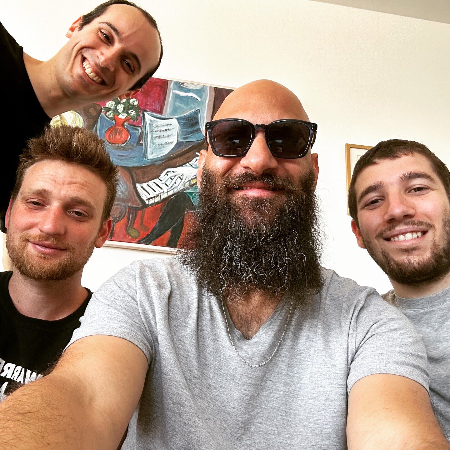 The cats are in great spirits in Tel Aviv, rehearsing for tomorrow night's show at Gray TLV ! 🎷😻
.
Last tickets remaining, get yours now! 
.
🎟 Tickets: Link in bio
.
May 18th, Gray TLV featuring Eli Degibri on Saxophones, Tom Oren on Piano, Alon N