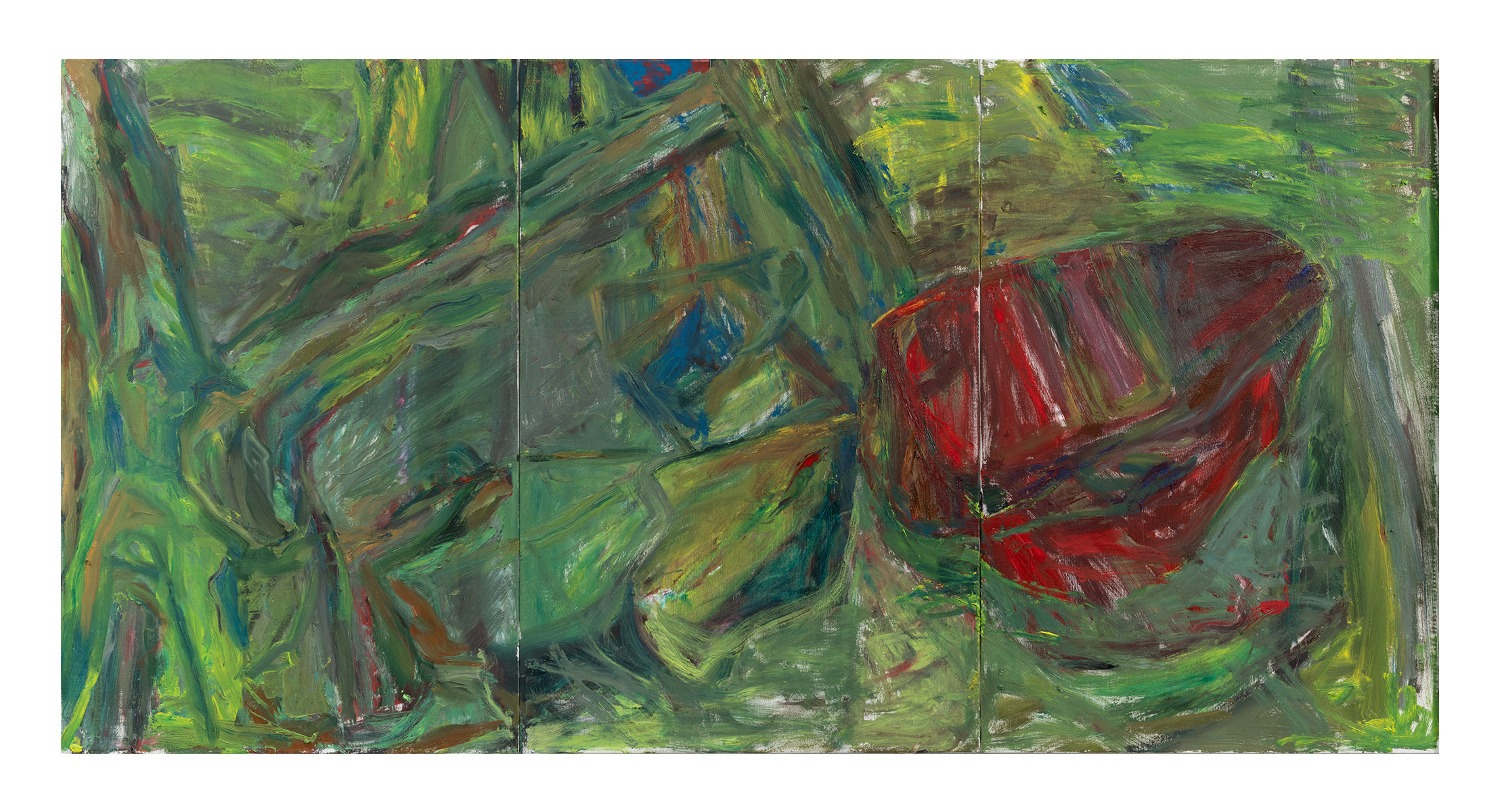 2023, 36 x 72 inches (Triptych)
