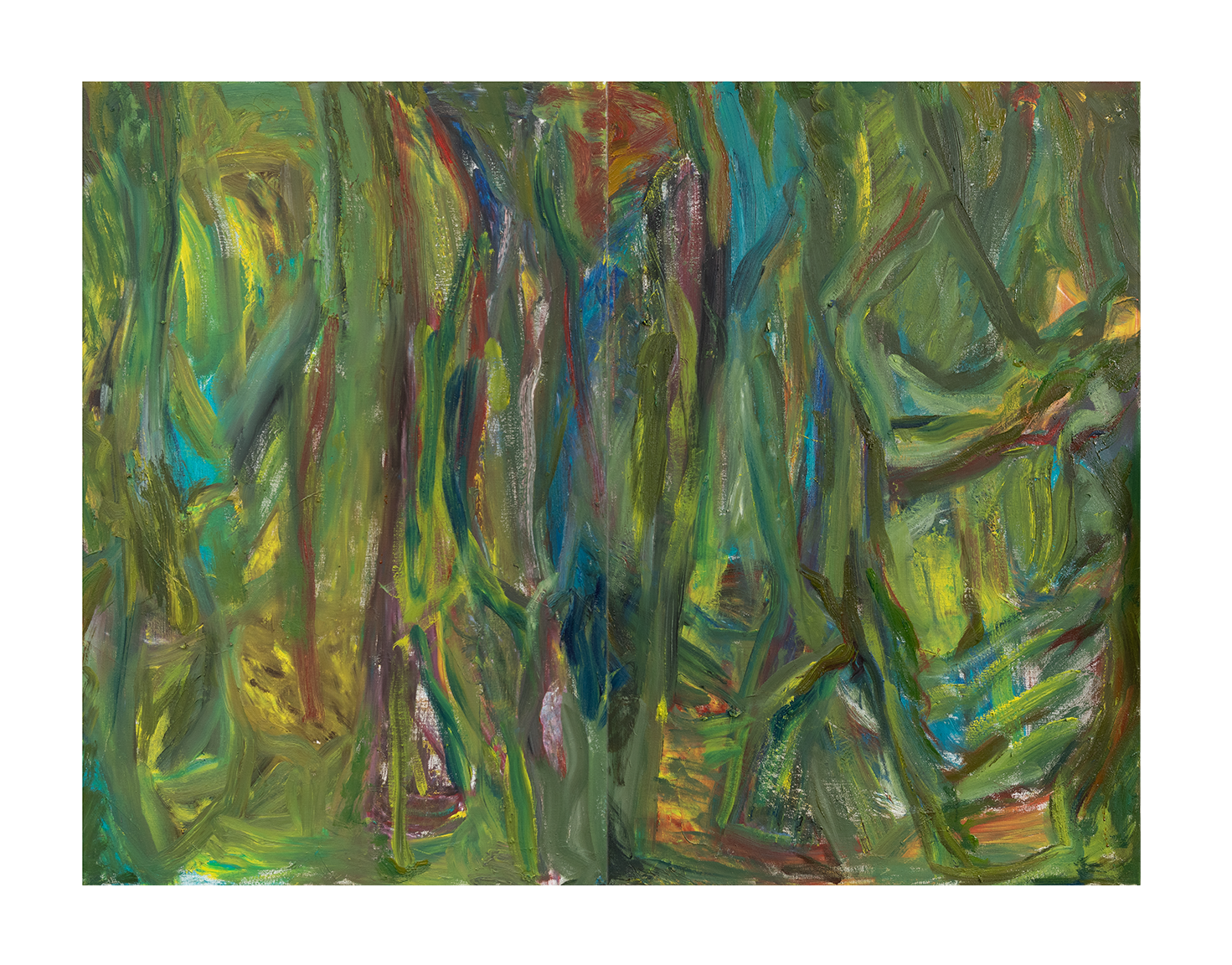 2023, 36 x 48 inches (Diptych)