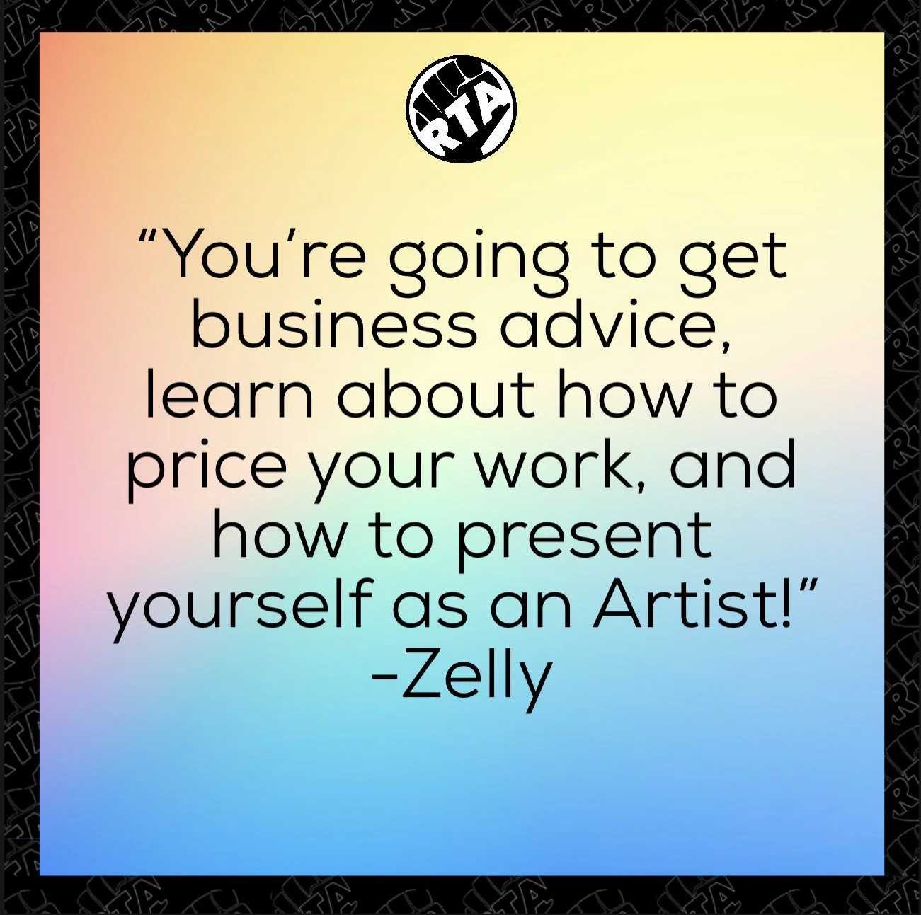respect the artists quote