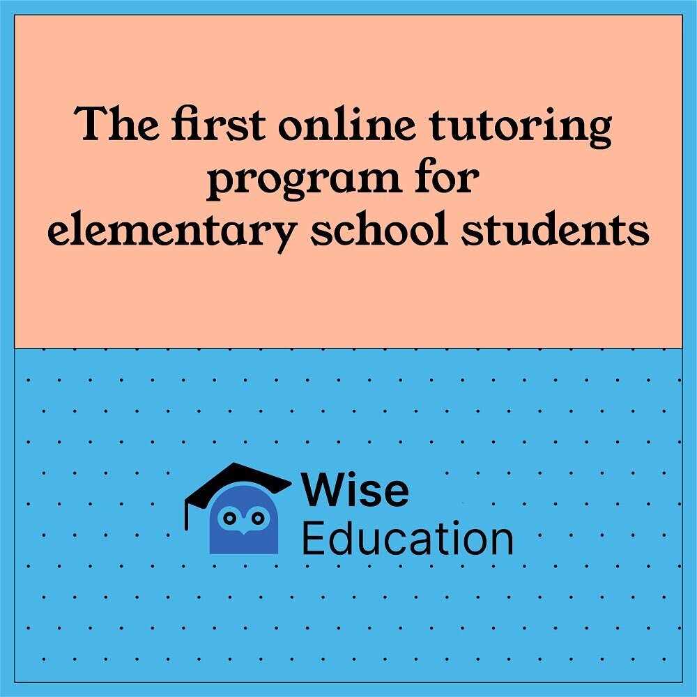 Introducing the first online tutoring program just for elementary school students #hellowise