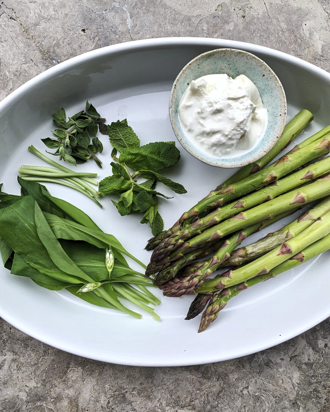 #OFFTHEPASS WITH TOMOS PARRY - Asparagus Roasted in Wild Garlic with ...