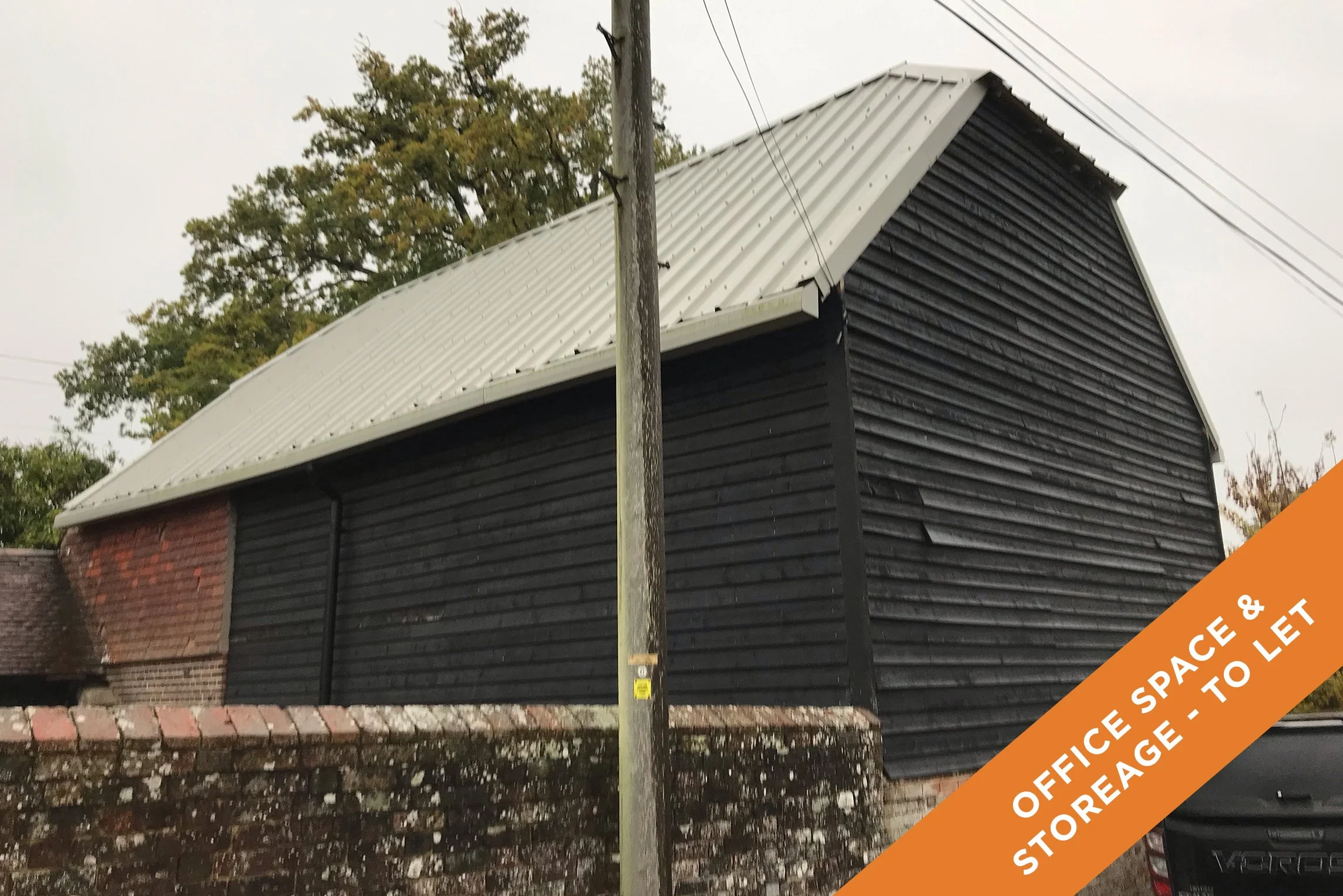 BOLNORE OFFICE SPACE & STORAGE, 
TWO-STORY BARN - To Let