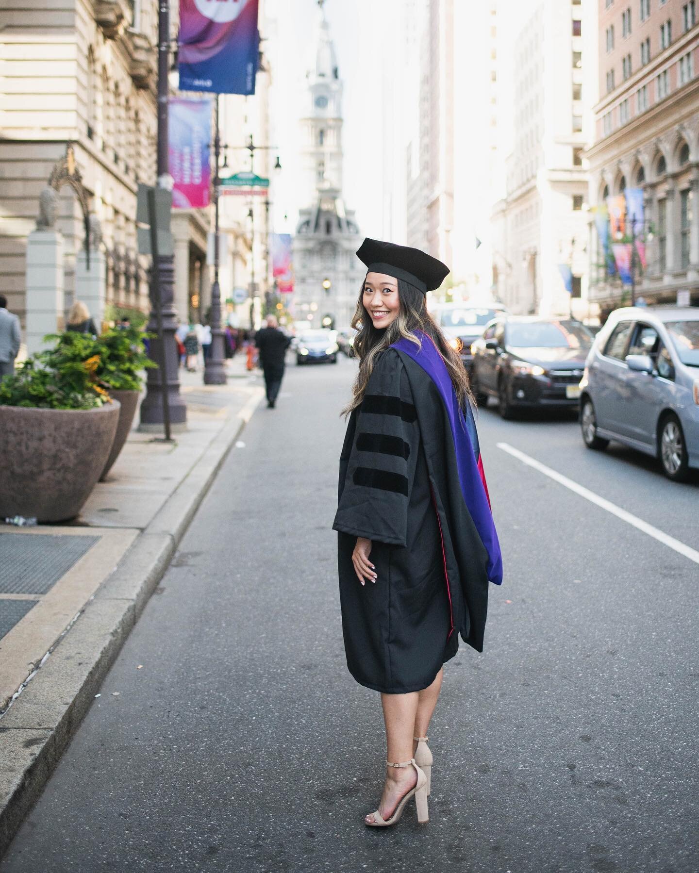 The doctoral regalia really hits 👌🏻