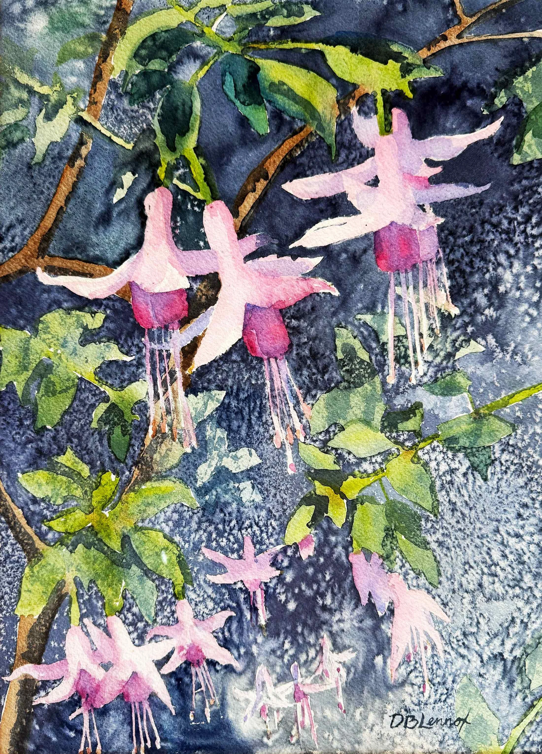 Original Watercolor art by Debra Lennox