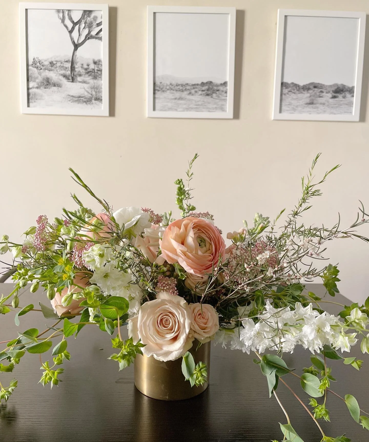 peachy + pink birthday blooms from last weekend 🍑💕