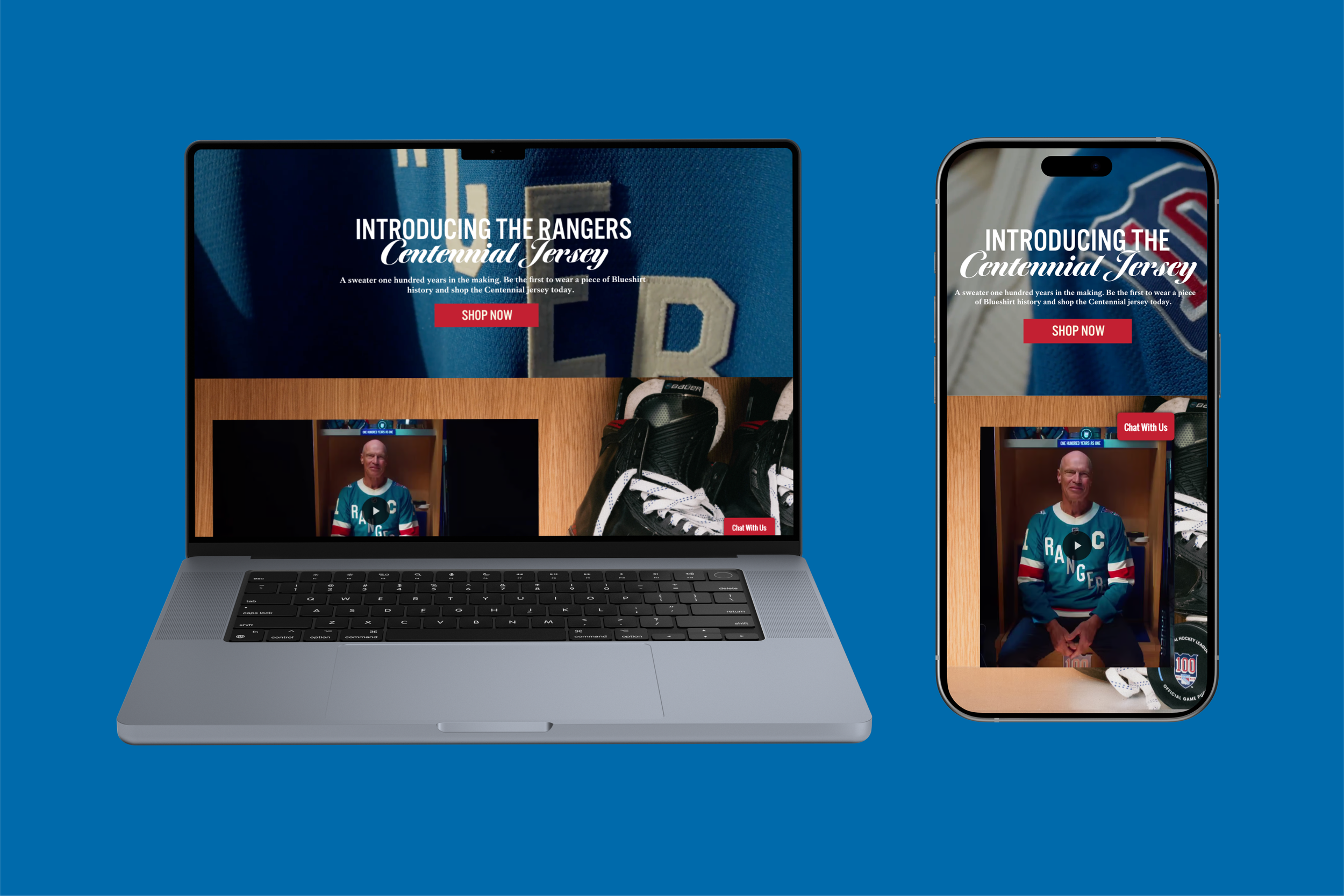 Rangers Centennial Jersey