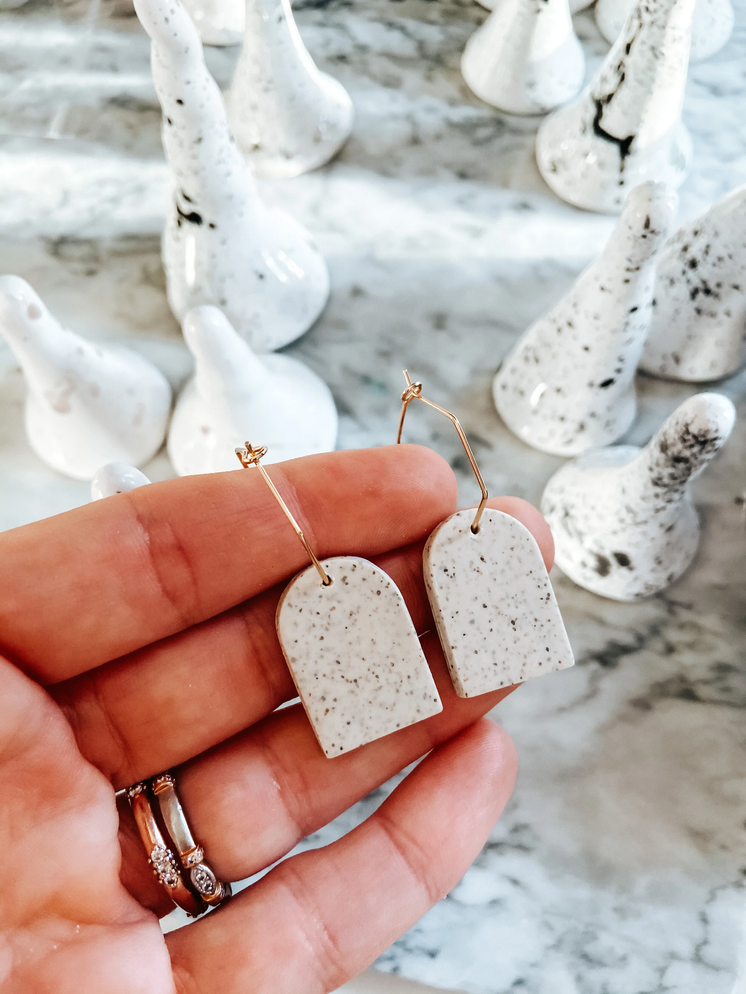 Priya Clay Sister Earrings 