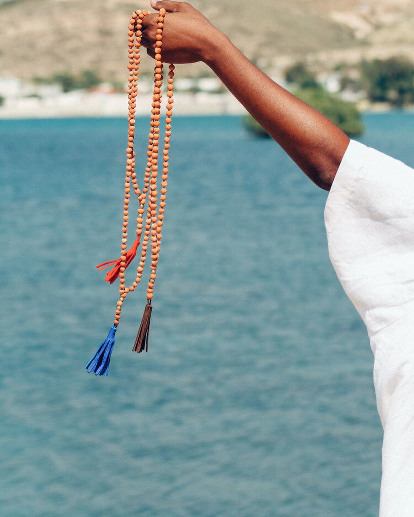 This simple necklace is packed with soul. Handformed &quot;ajil&quot;, Haitian clay beads in all their beautifully imperfect glory. Add essentials oils if that's your thing. Wear with kindness and love.

Proudly handmade by our artisan partners in Ha