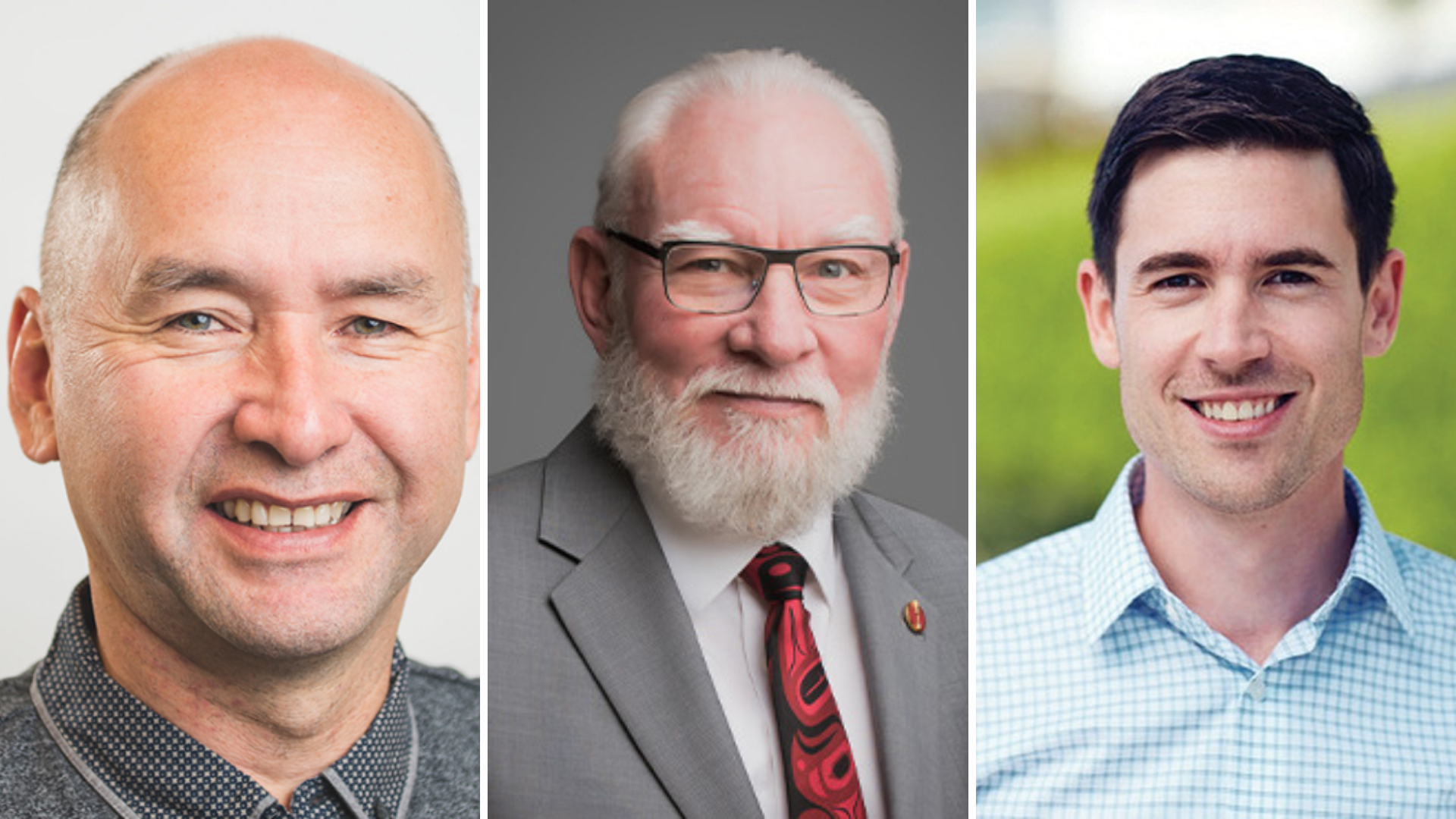 L-R: Ellis Ross, MLA (Skeena), Senator Larry Campbell, Patrick Weiler, MP (West Vancouver-Sunshine Coat-Sea-to-Sky) - 