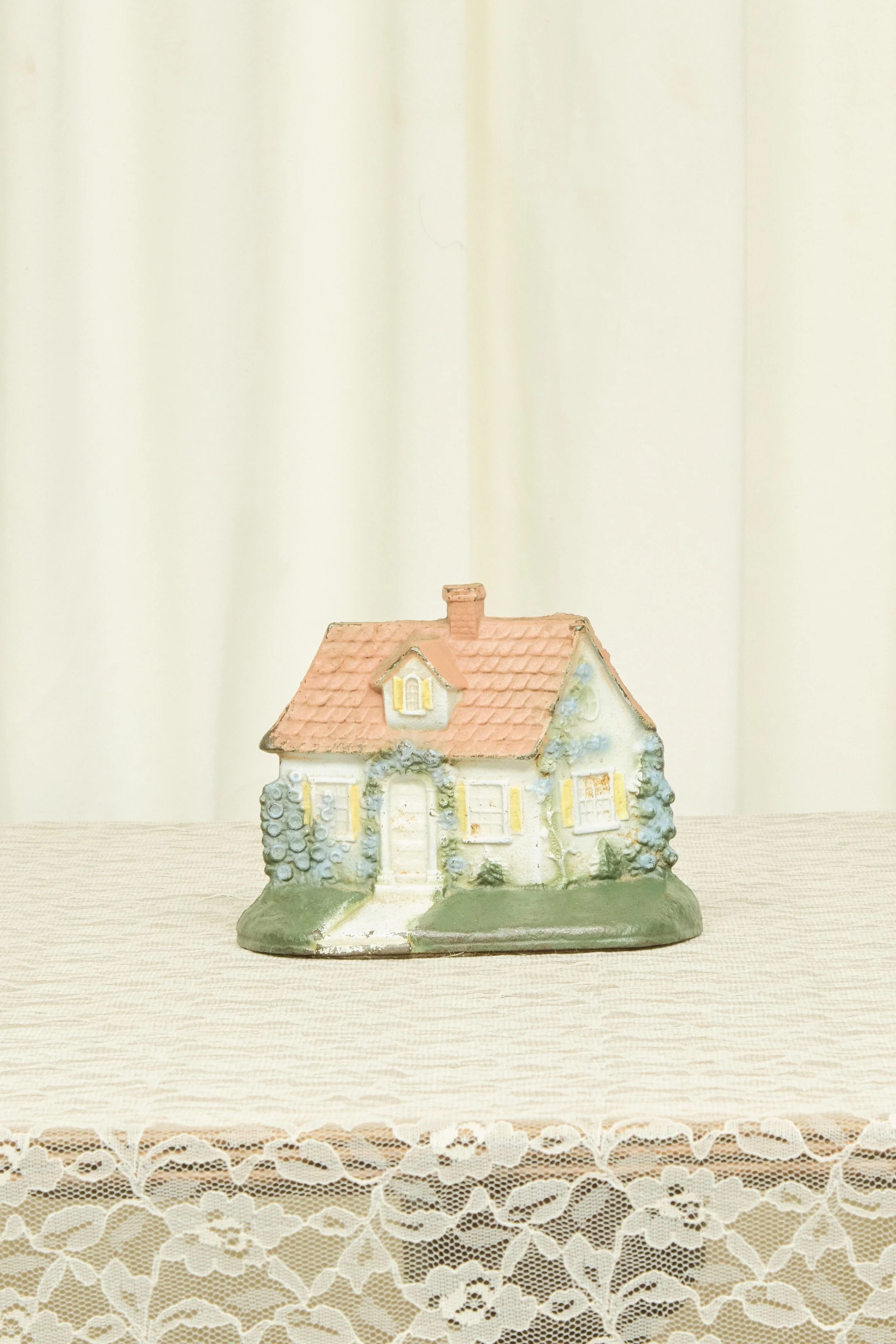Vintage Cottage Cast Iron Door Stop/Decor