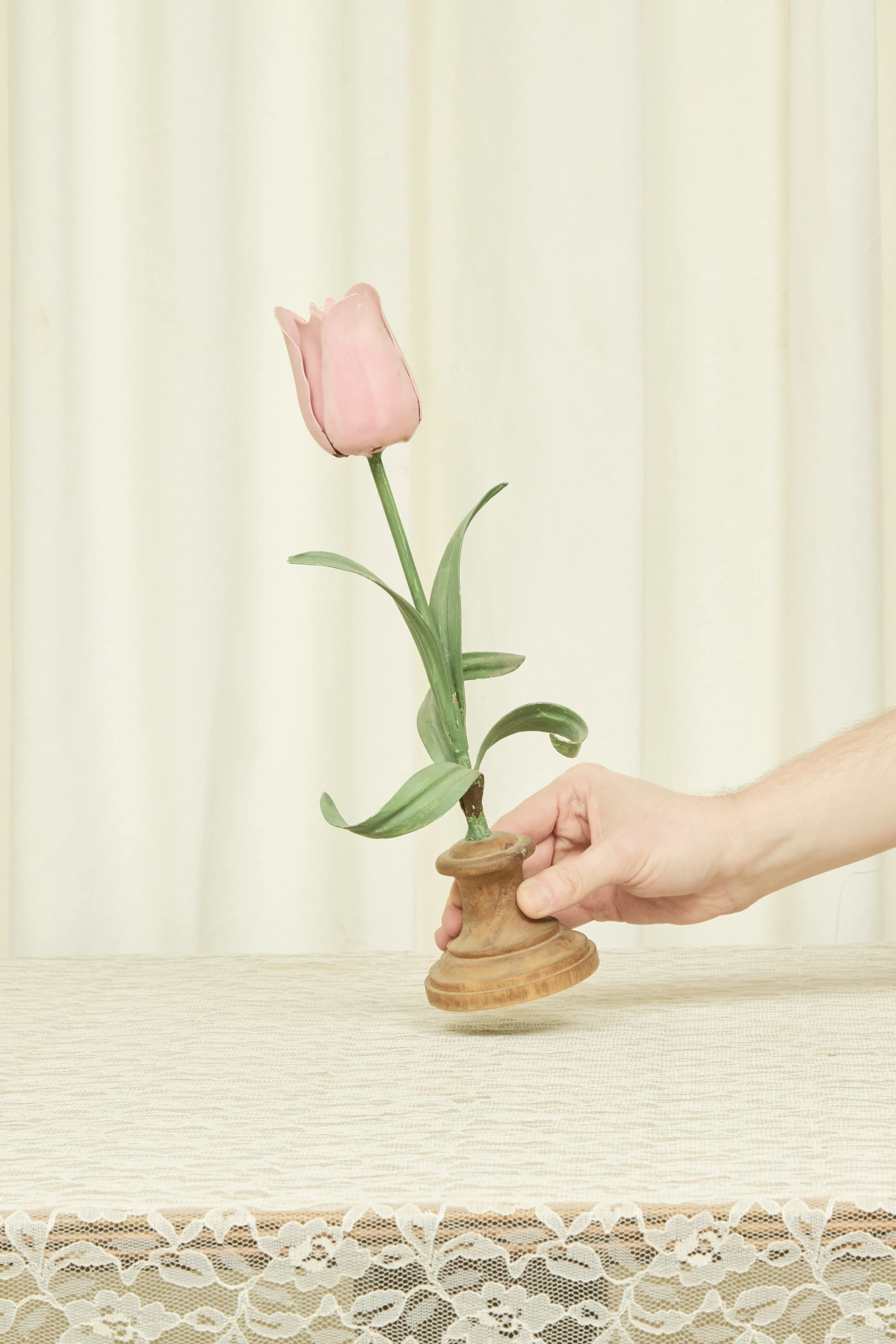 Vintage Tulip Candle Holder