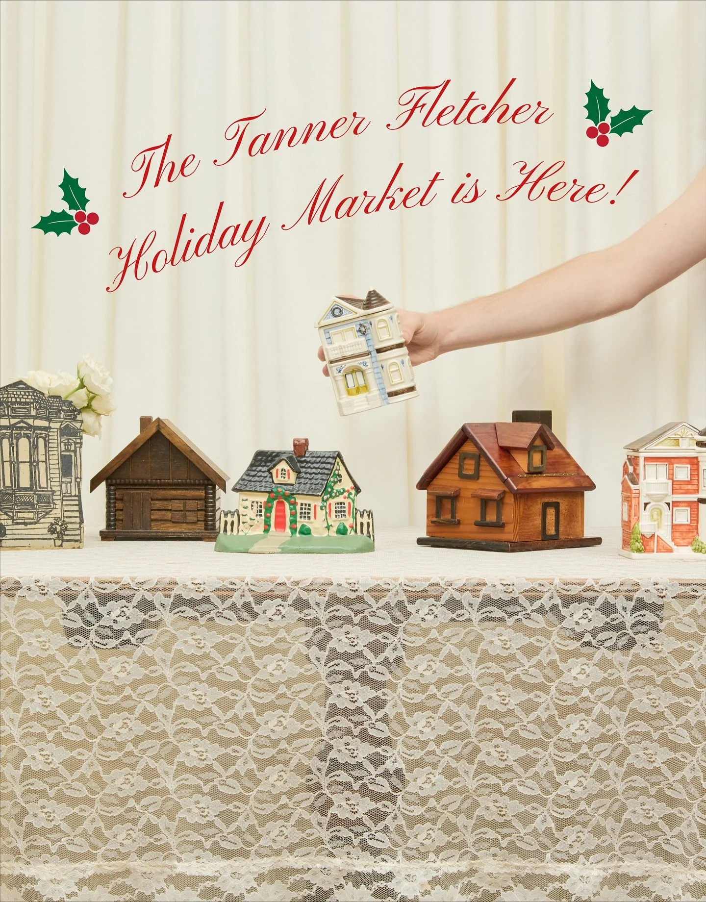 THE HOLIDAY MARKET (part one) IS HERE! Shop over 200 new vintage arrivals perfect for decking the halls and gift giving! All sourced by Tanner &amp; Fletcher and occasionally Tanner&rsquo;s mom, Adele 🤍 link in bio!