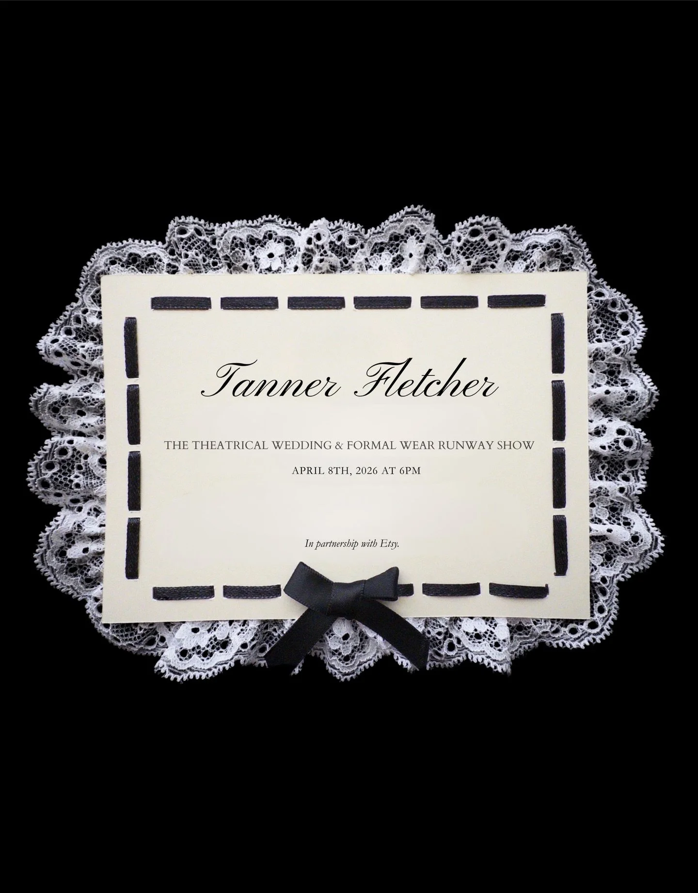 THE THEATRICAL WEDDING &amp; FORMAL WEAR RUNWAY SHOW: APRIL 8TH - 6PM

In partnership with @etsy 🤍