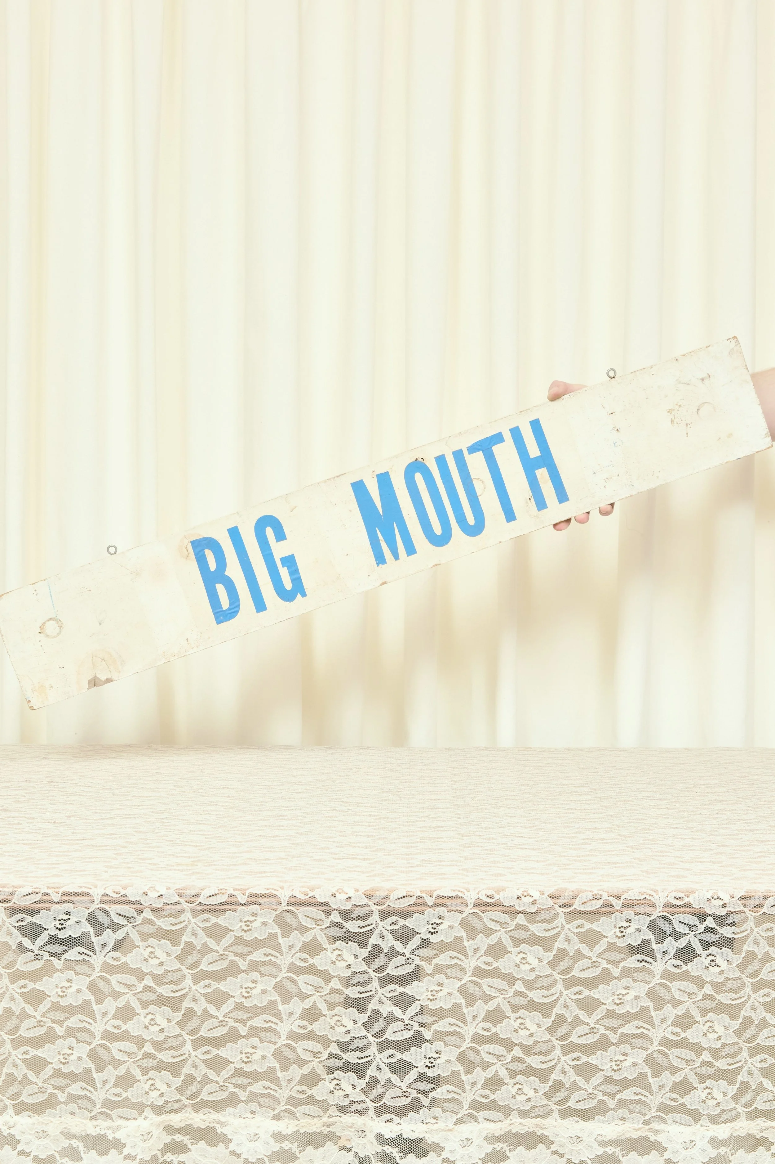 Vintage "Big Mouth" Sign