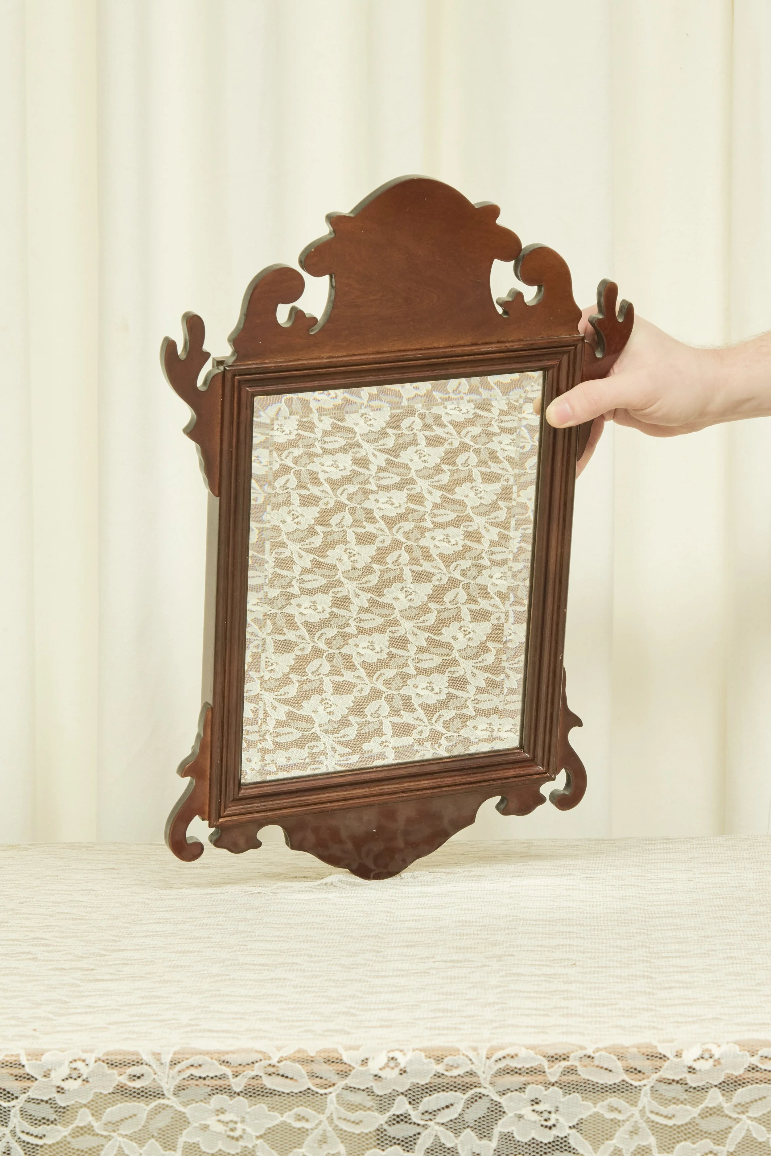 Vintage Chippendale Style Mirror