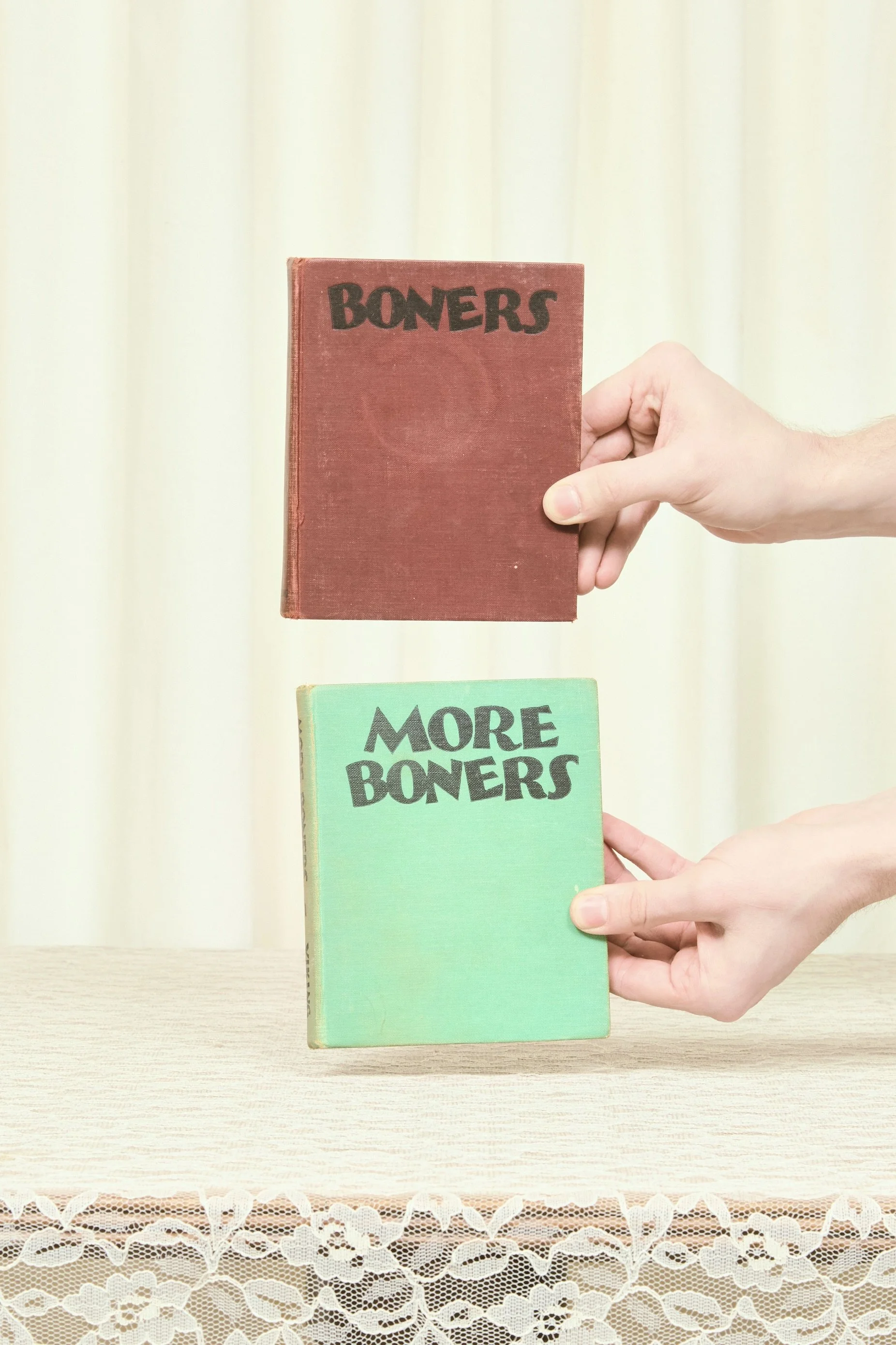 Vintage "Boners/More Boners" Book Set/2