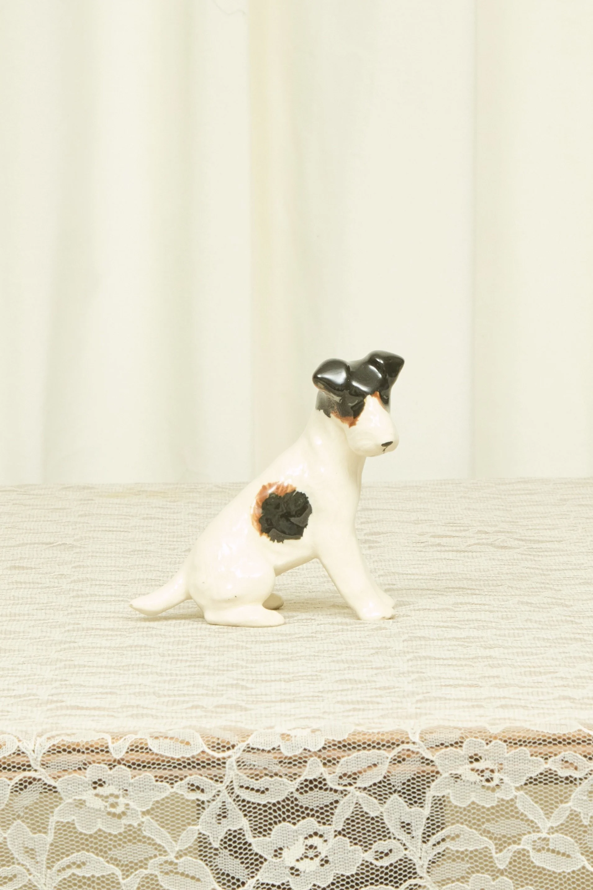 Vintage Ceramic Dog Figurine