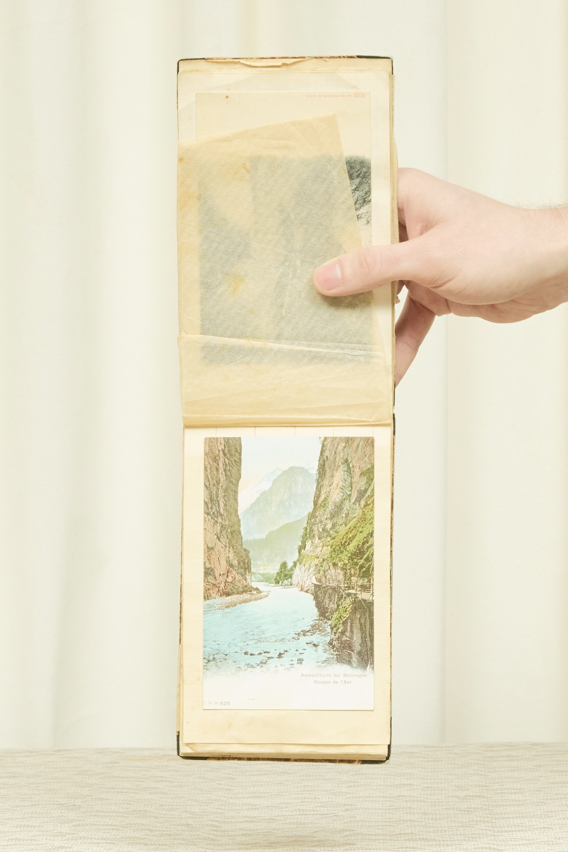 Vintage European Postcard Book