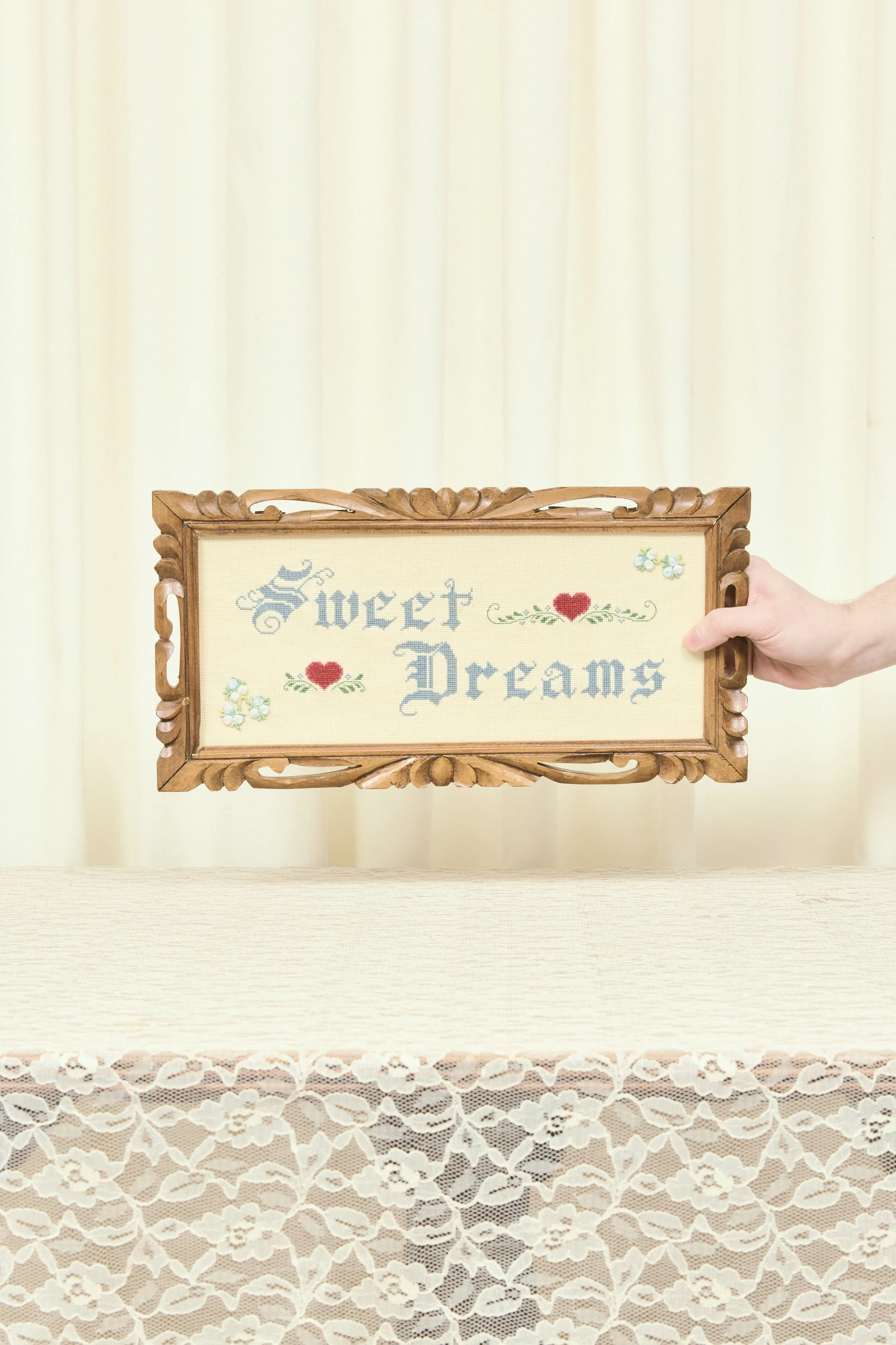 Vintage "Sweet Dreams" Needlepoint