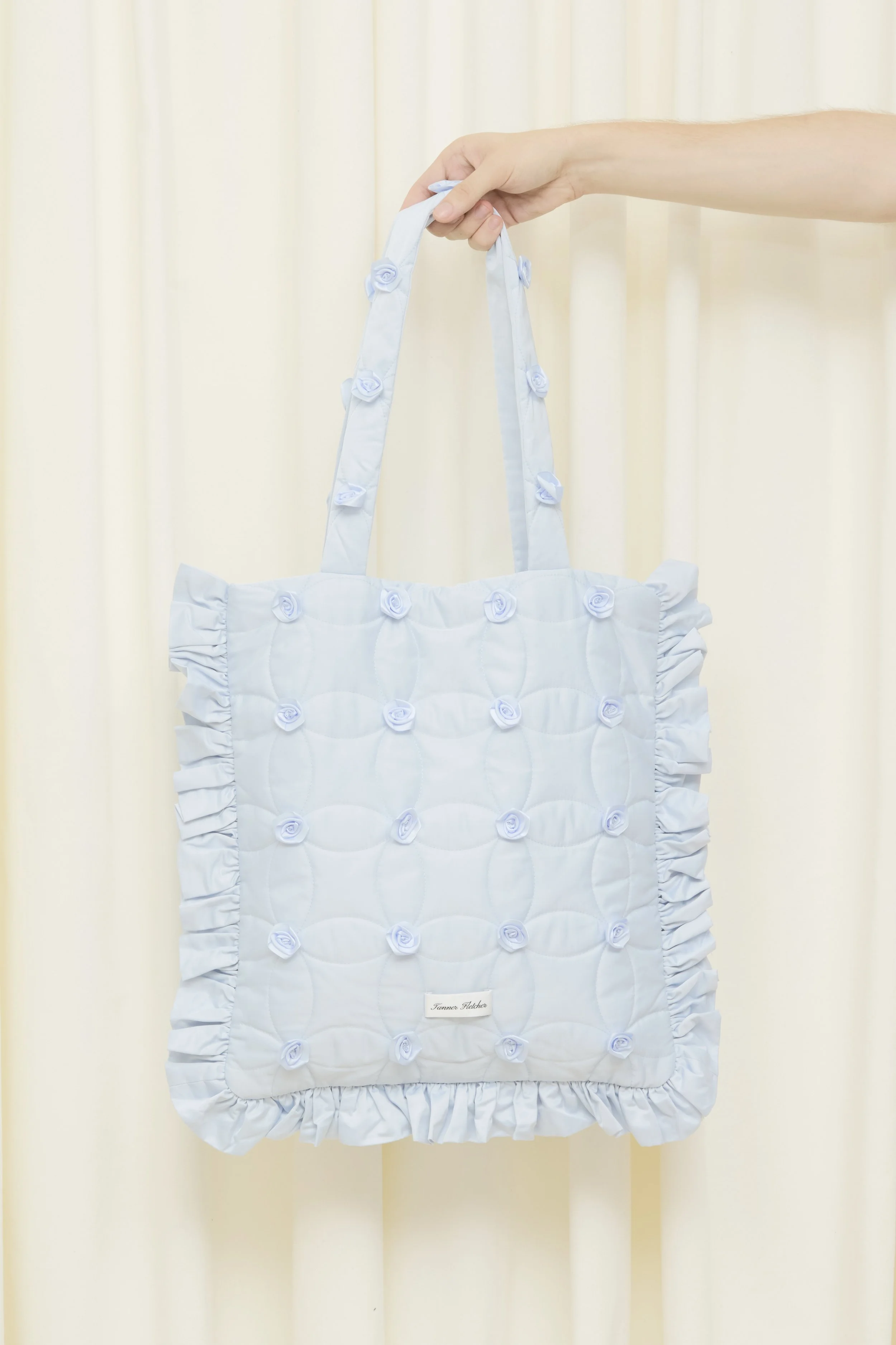 Lindy Quilted Rosette Tote
