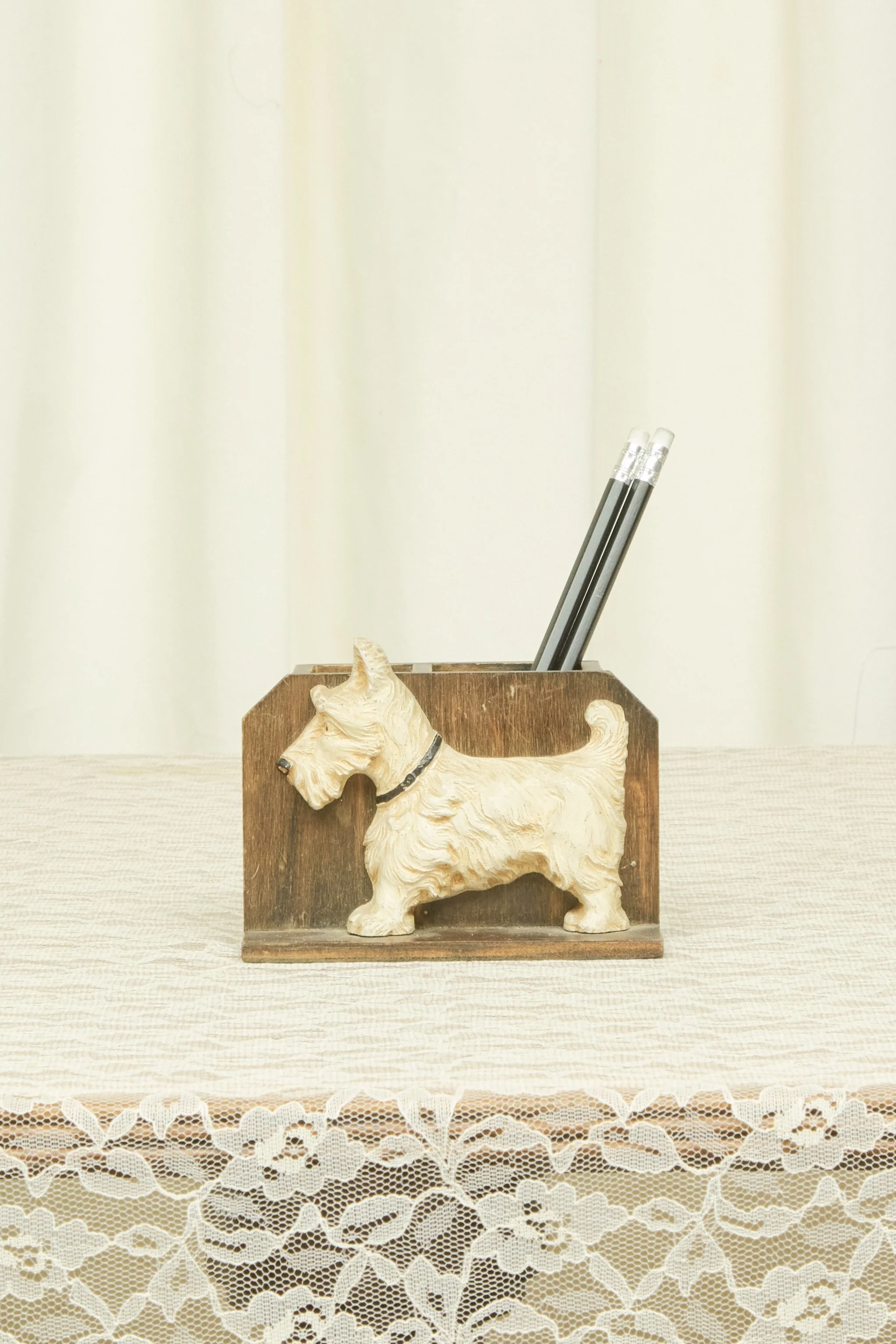 Vintage Scottie Pen Holder