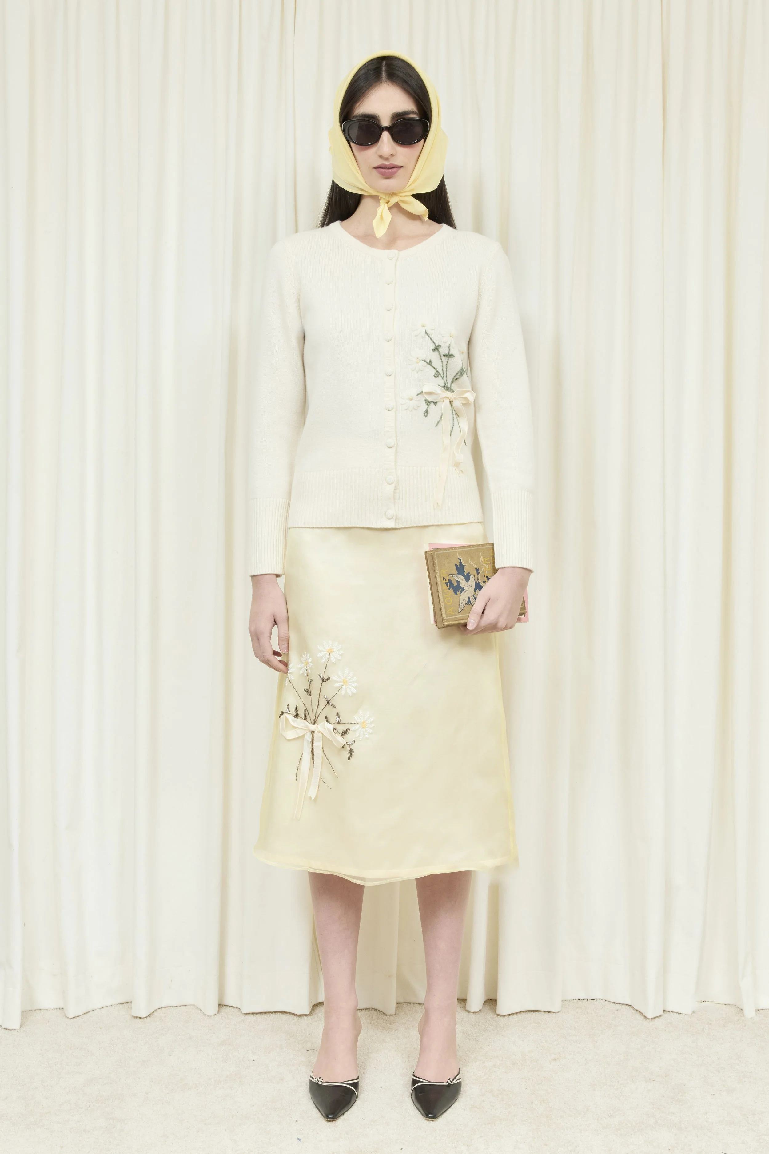 Lisel Daisy Embroidered Skirt