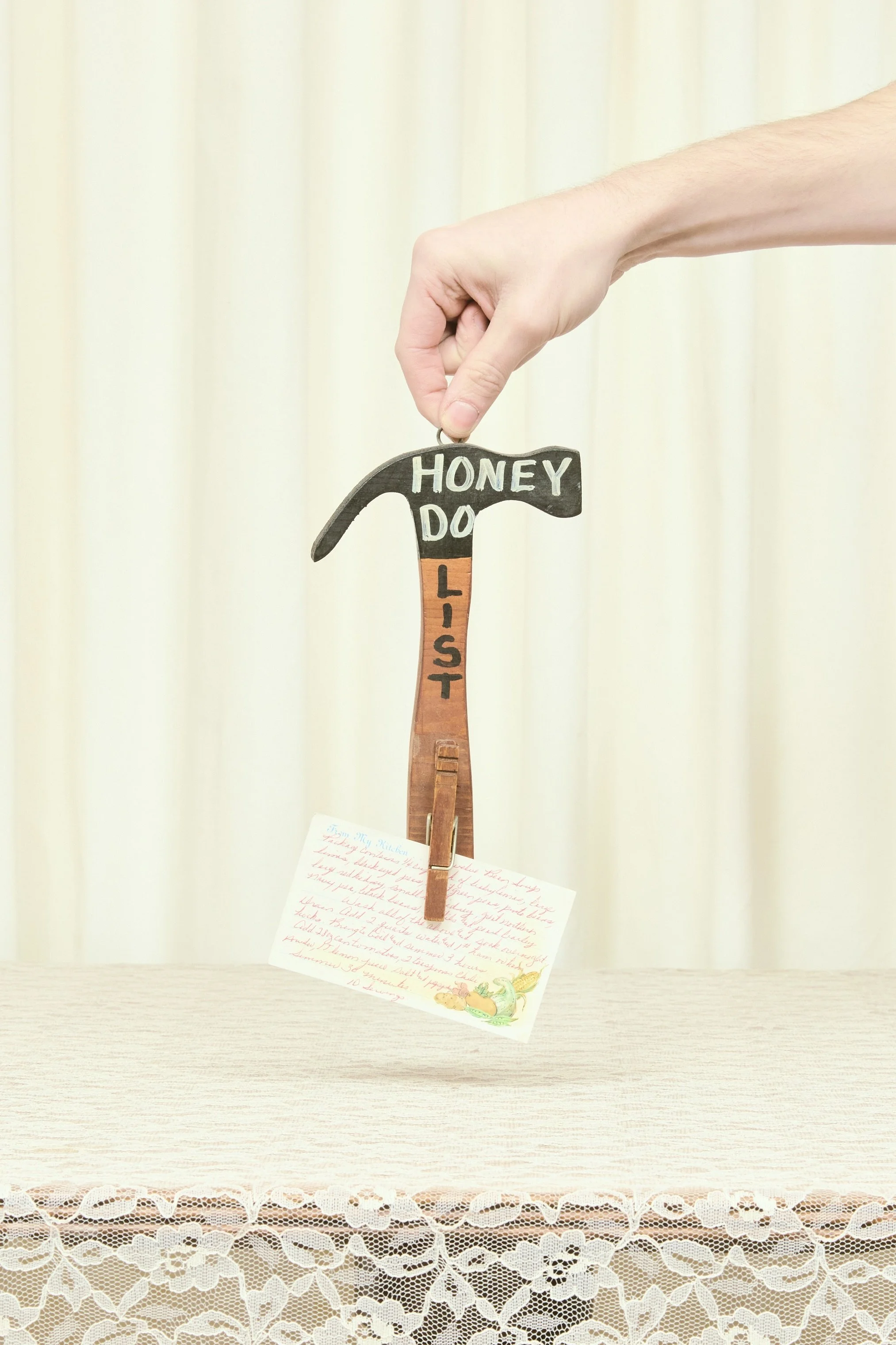 Vintage "Honey Do List" Note Hanger