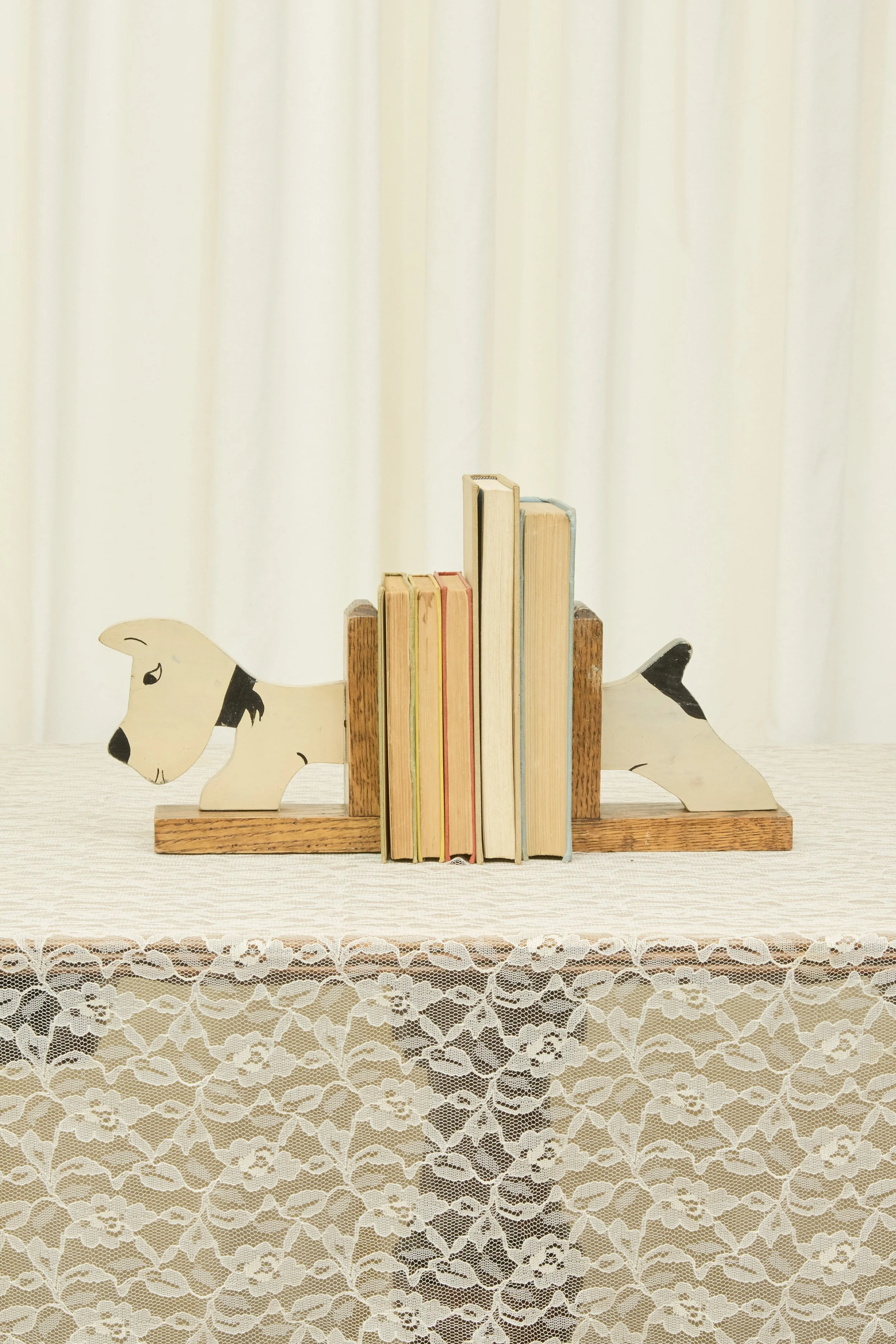 Vintage Scottie Painted Bookends