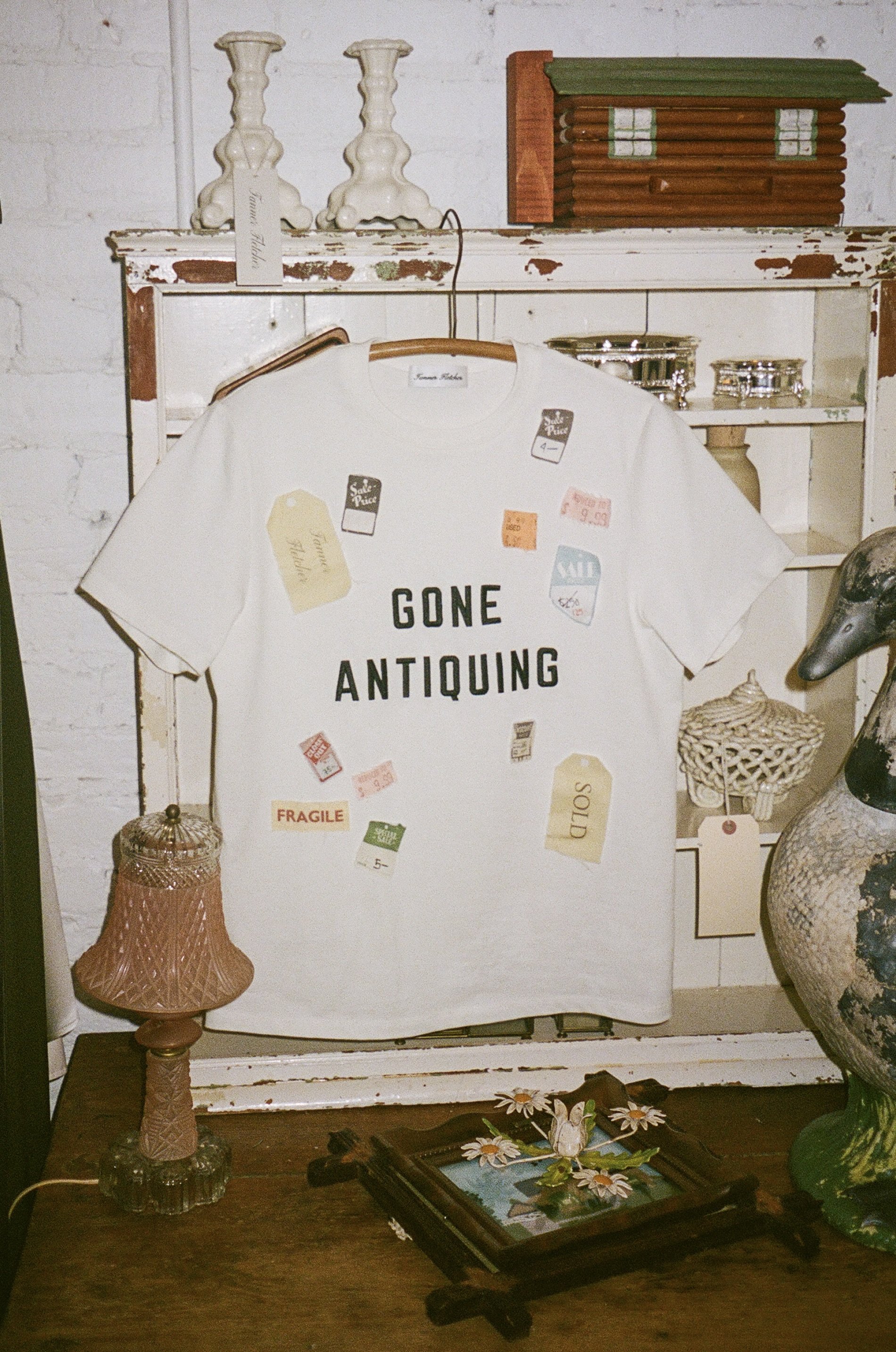 Gone Antiquing Applique Tee