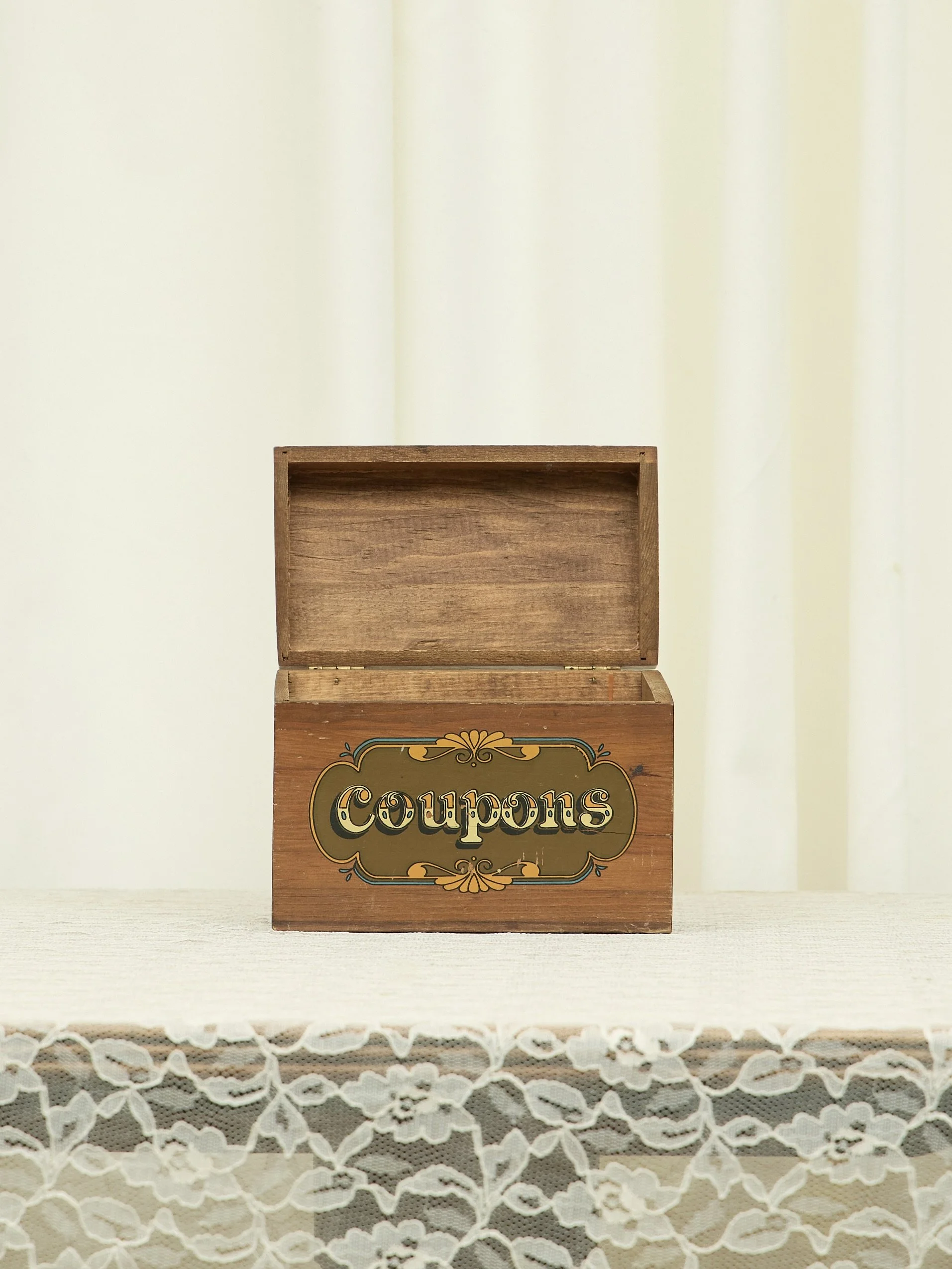 Vintage Coupon Box
