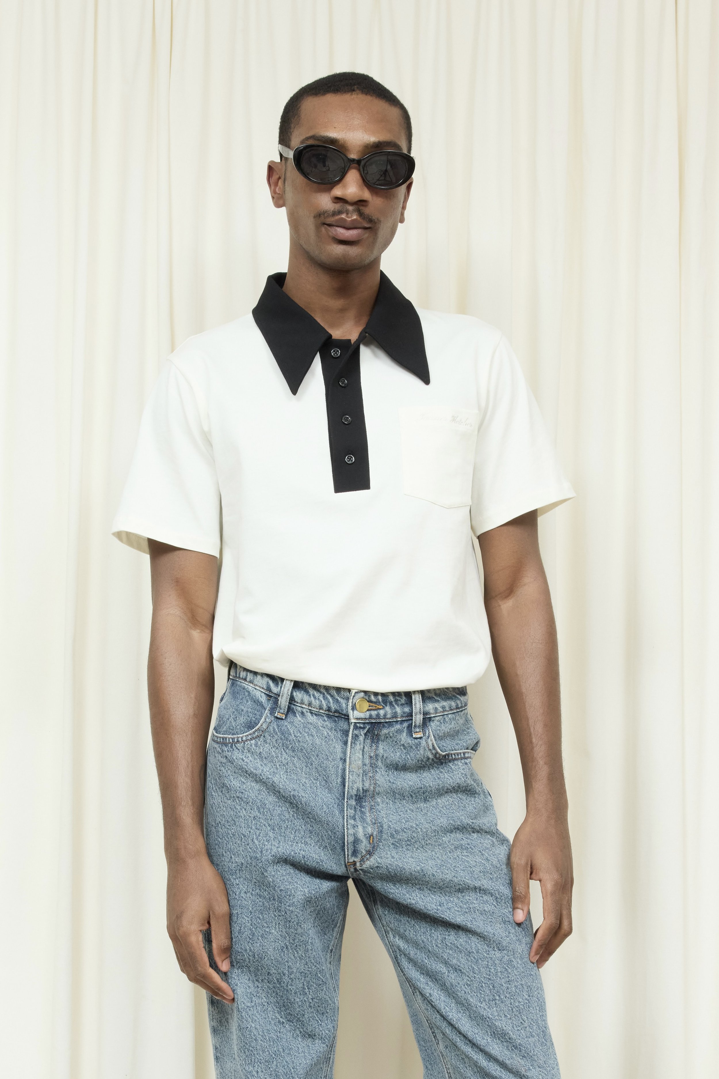 Frank Oversized Collar Polo