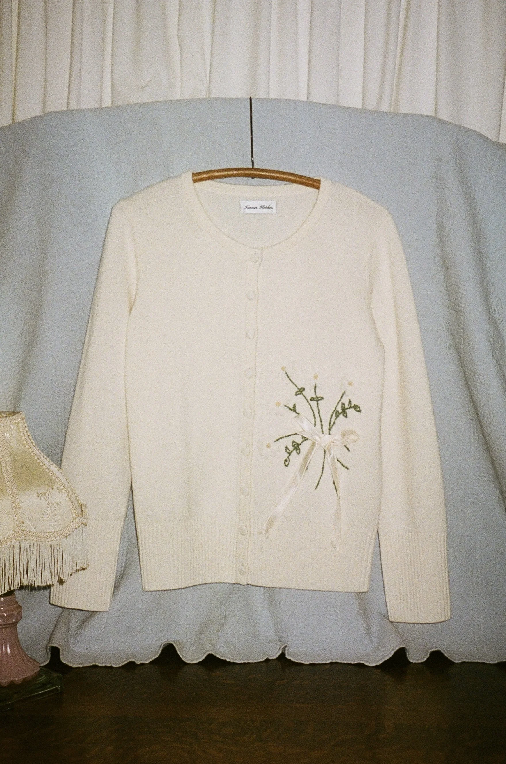 Gladys Daisy Embroidered Cardigan