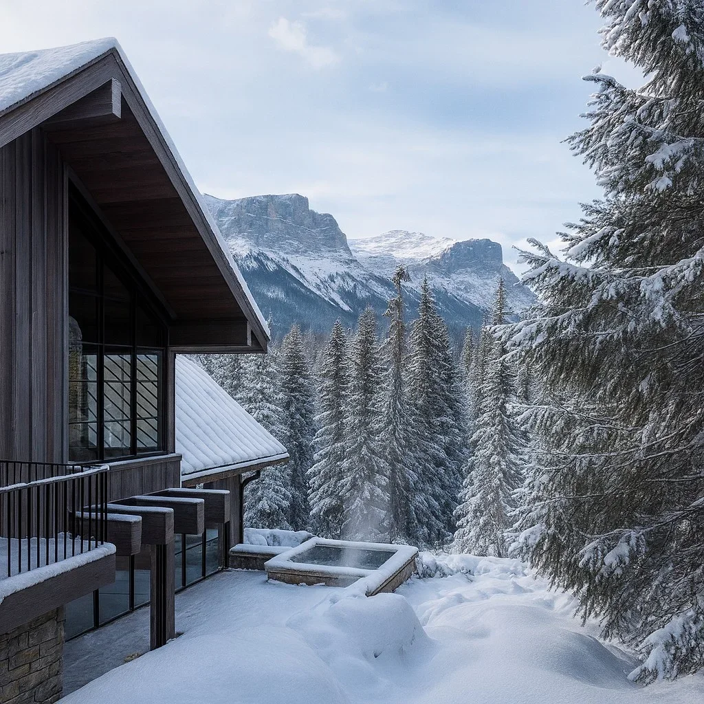 Residence, Rocky Mountain Architecture, Canmore, Alberta by Little Giant..webp