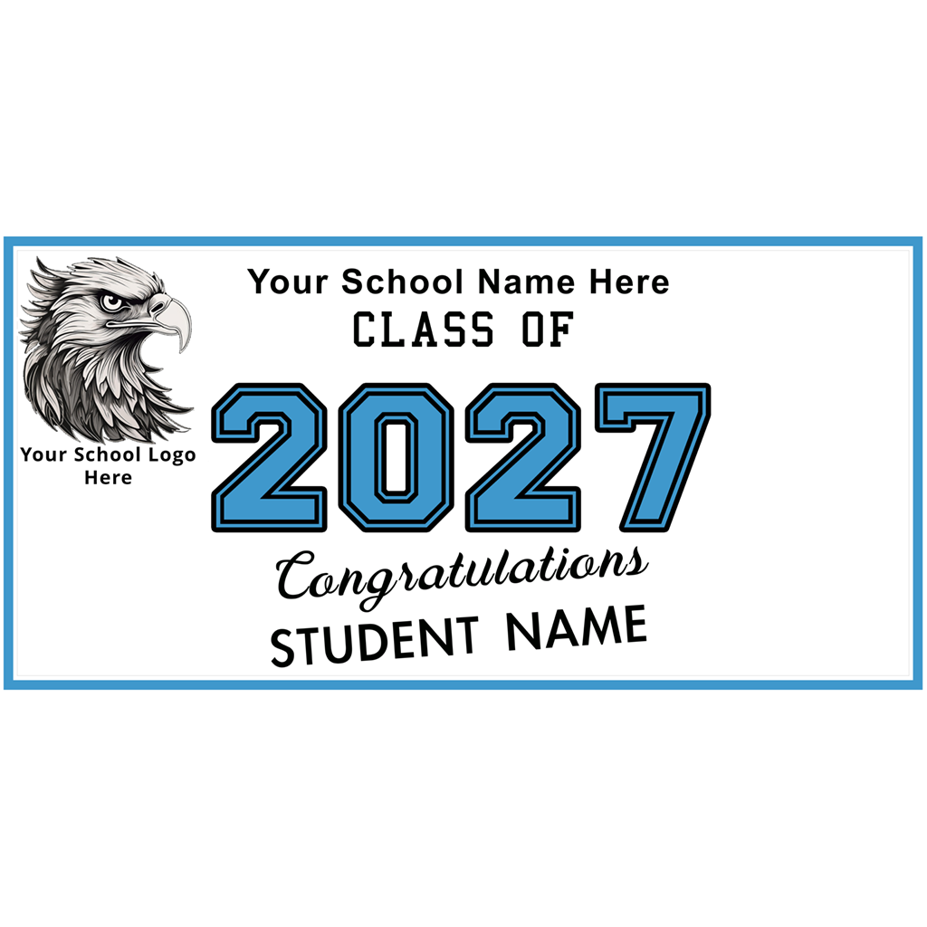 School Banners with Student name