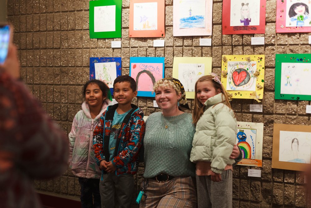  Student exhibition series in partnership with DFEO, featuring artwork by ACCESS After School Program elementary students.  Photo by  Gabriel Enamorado .   The Downey Theatre – December 13 &amp; 19, 2022.  